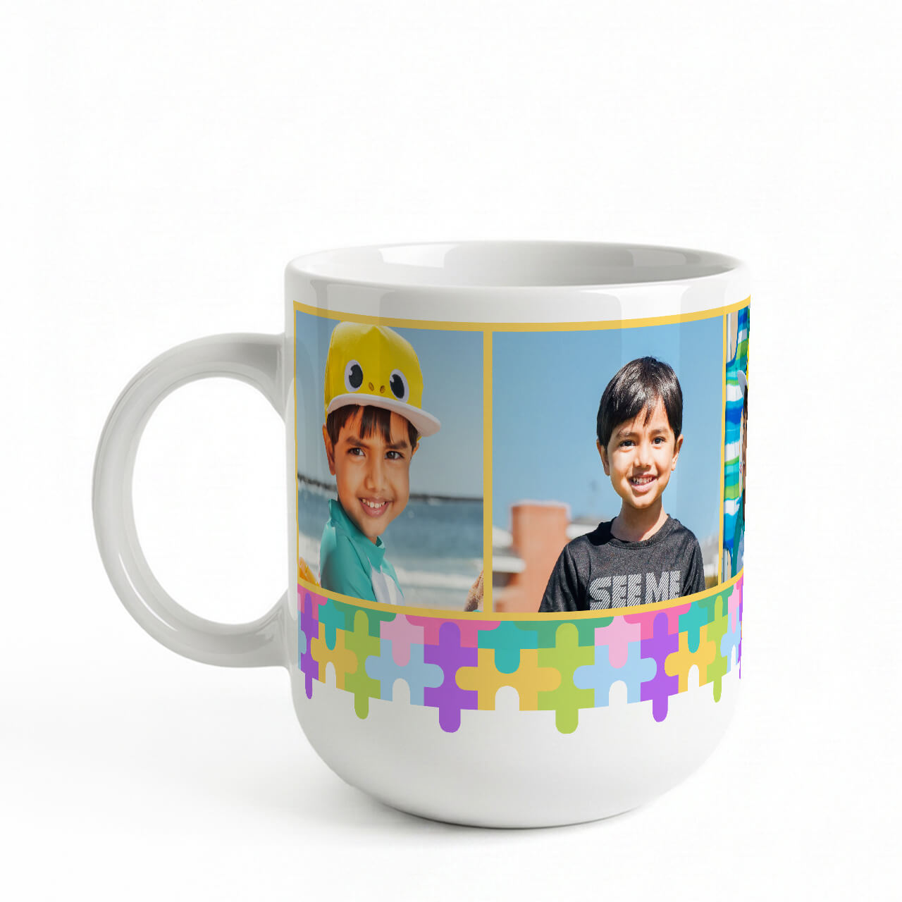 Puzzle Pop - Modern Photo Coffee Mug