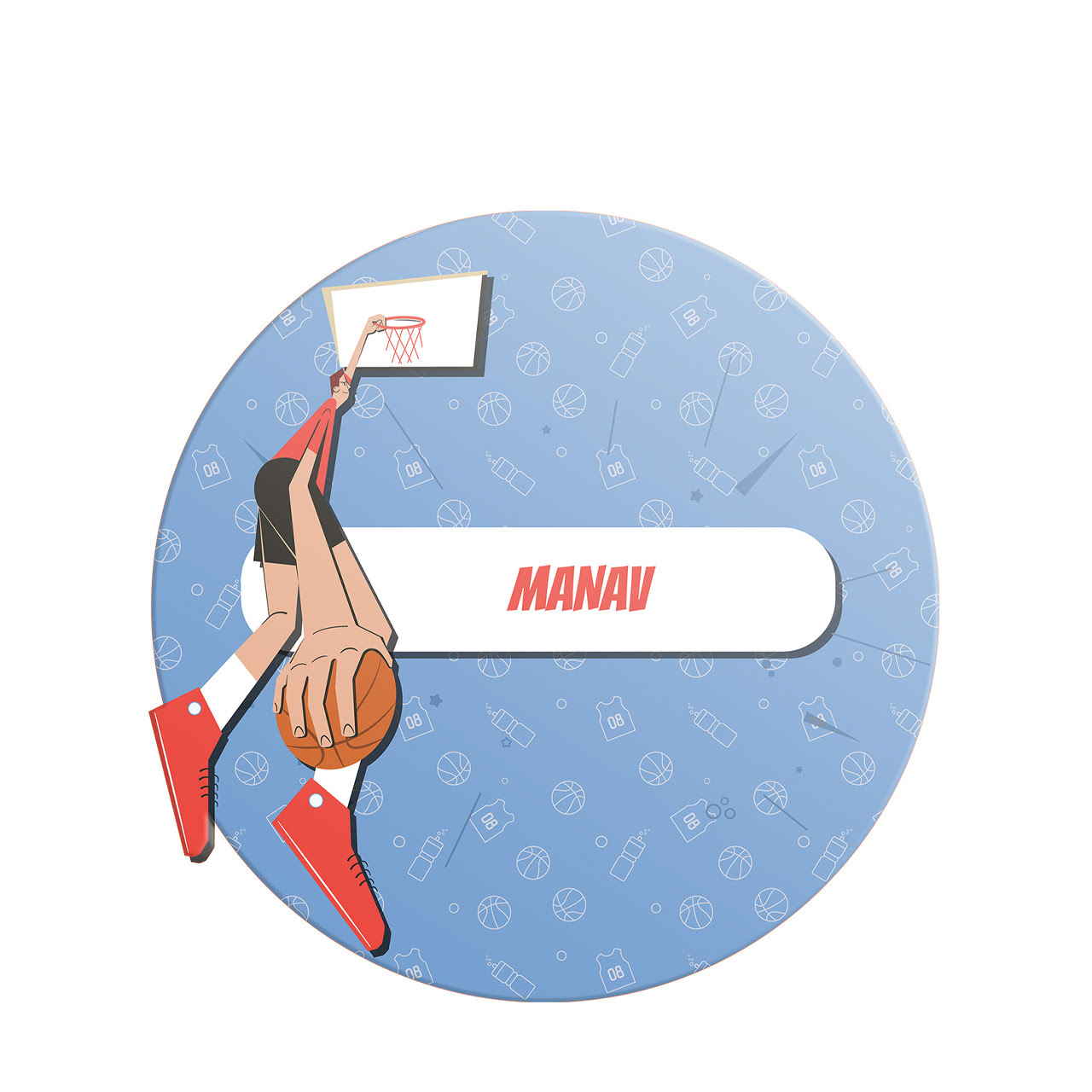 Basketball Fever Boy - Name Board