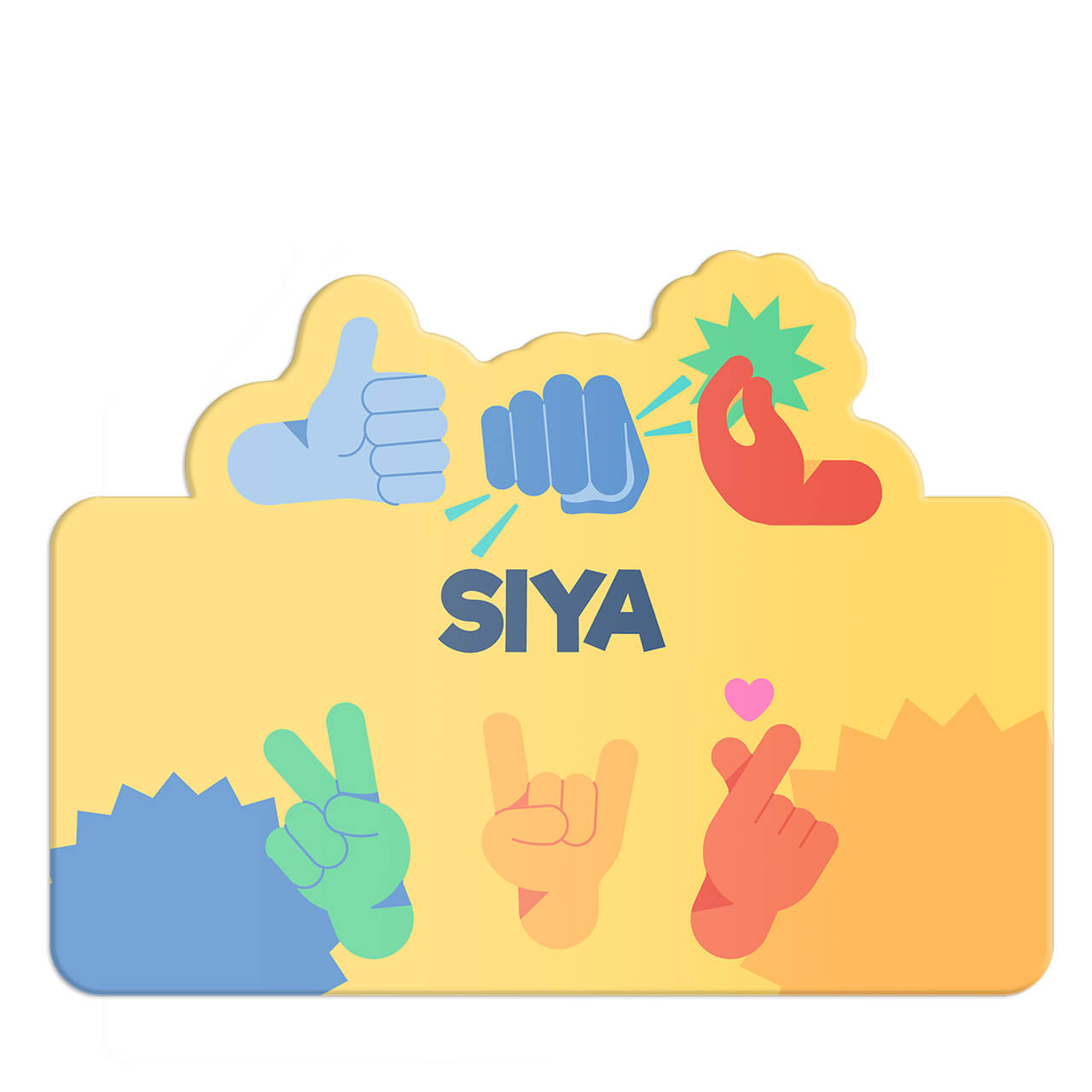 Emoji Moves - Name Board
