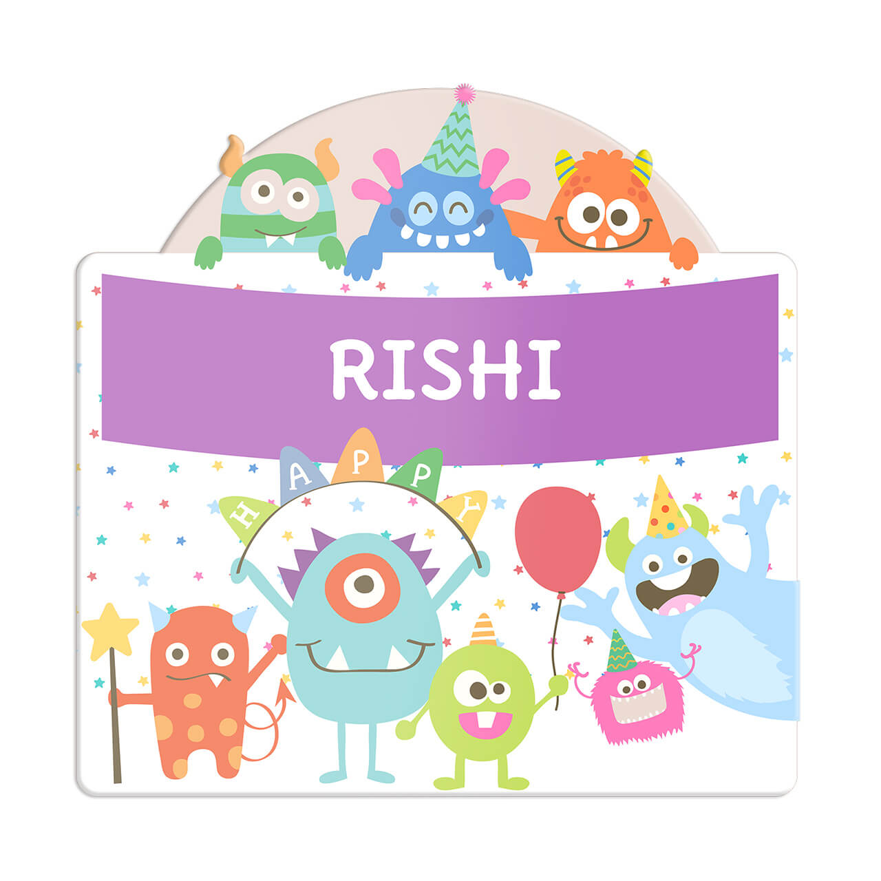 Monster Party - Name Board