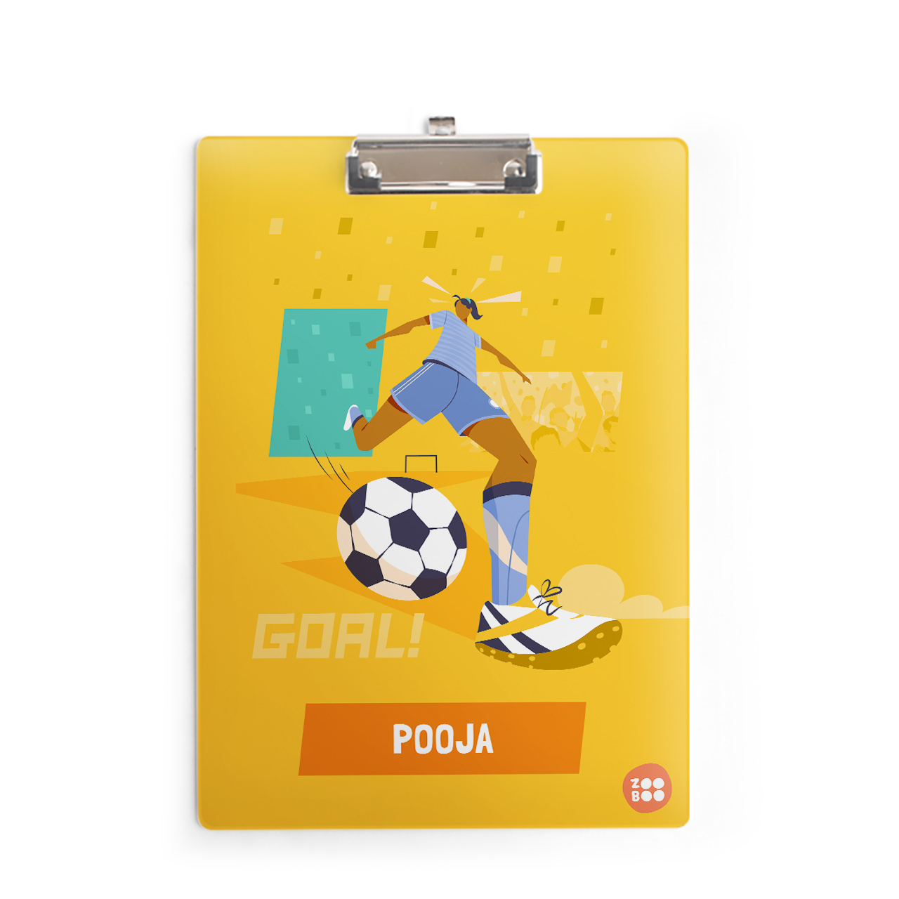 Football Goals Girl - Exam Board