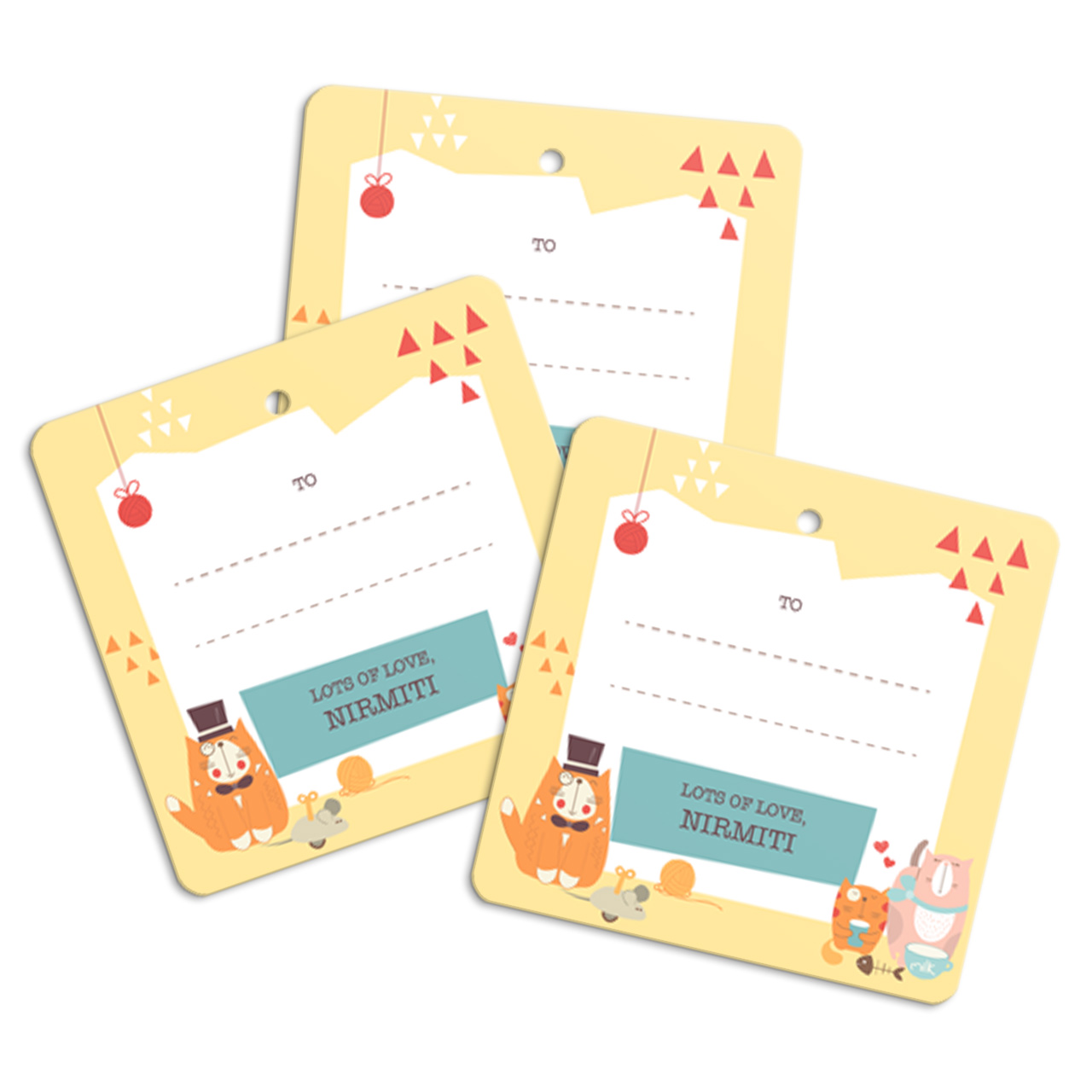 Kitty Cat - Personalized Gift Tags Kitty Cat - Personalized Gift Tags