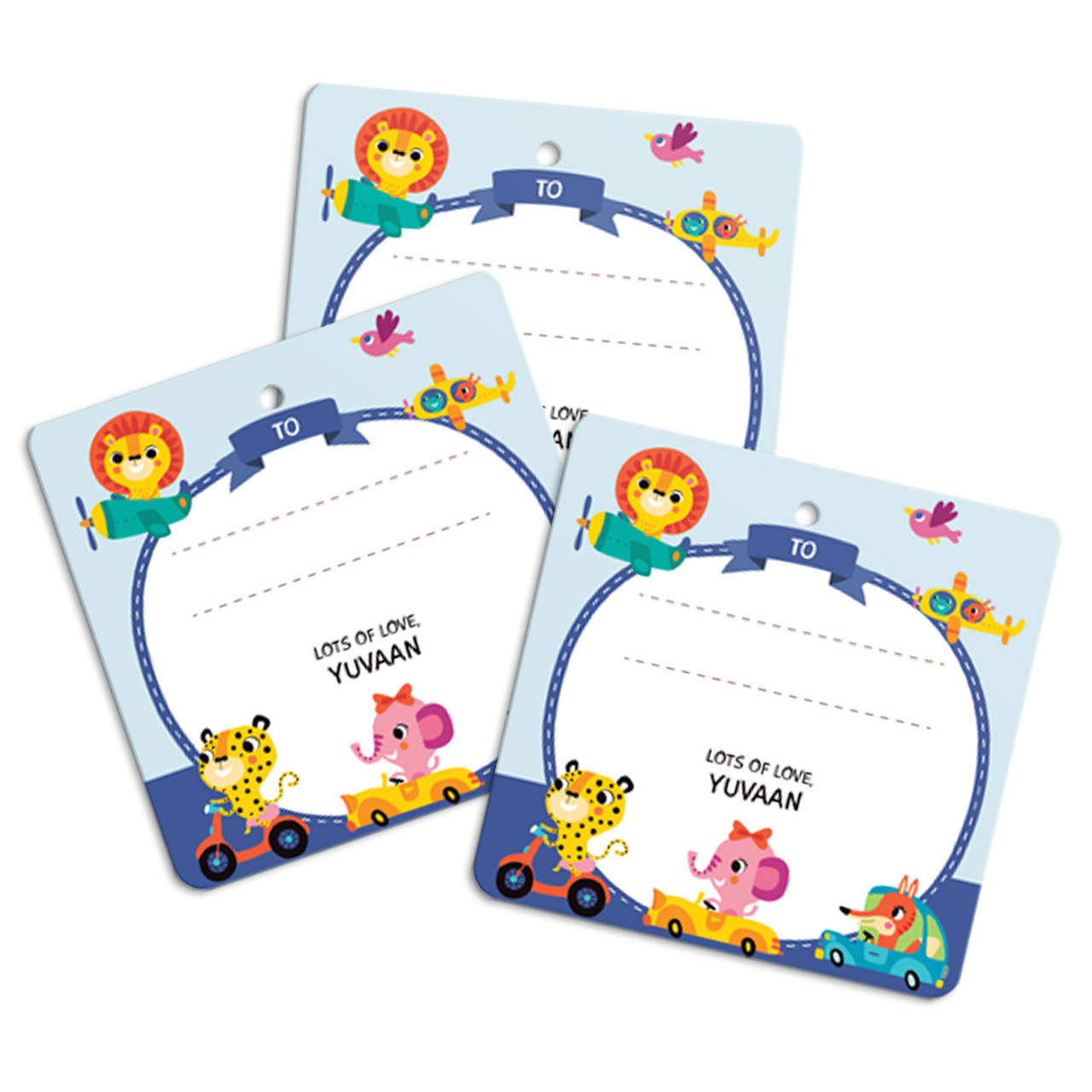 Let's Travel - Personalized Gift Tags Let's Travel - Personalized Gift Tags