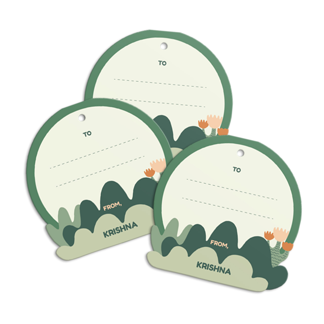Nature & I - Personalized Gift Tags Nature & I - Personalized Gift Tags