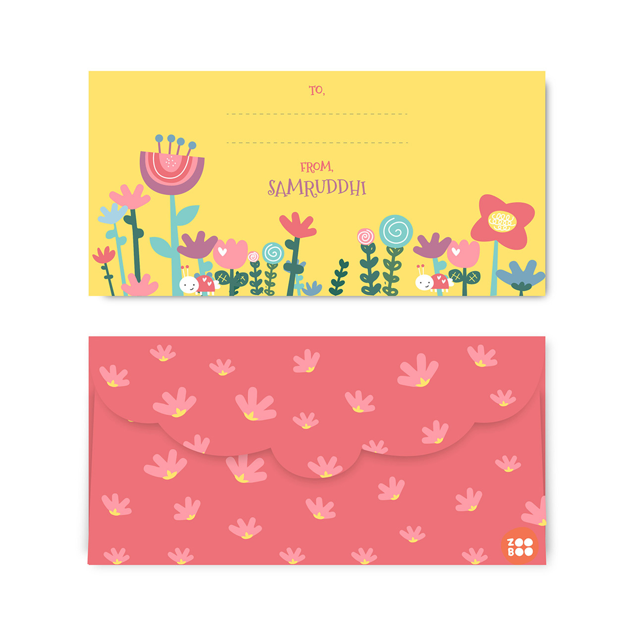 Flower Power - Personalized Money Envelopes Flower Power - Personalized Money Envelopes