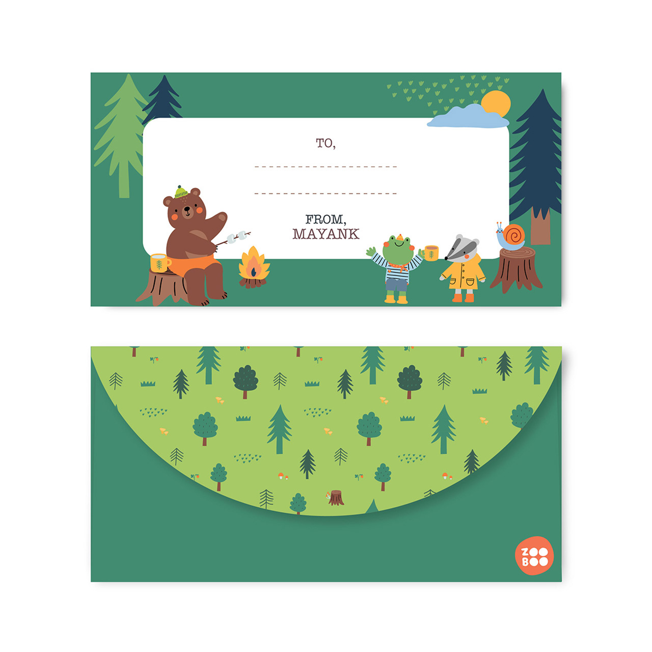 Into The Wild - Personalized Money Envelopes Into The Wild - Personalized Money Envelopes