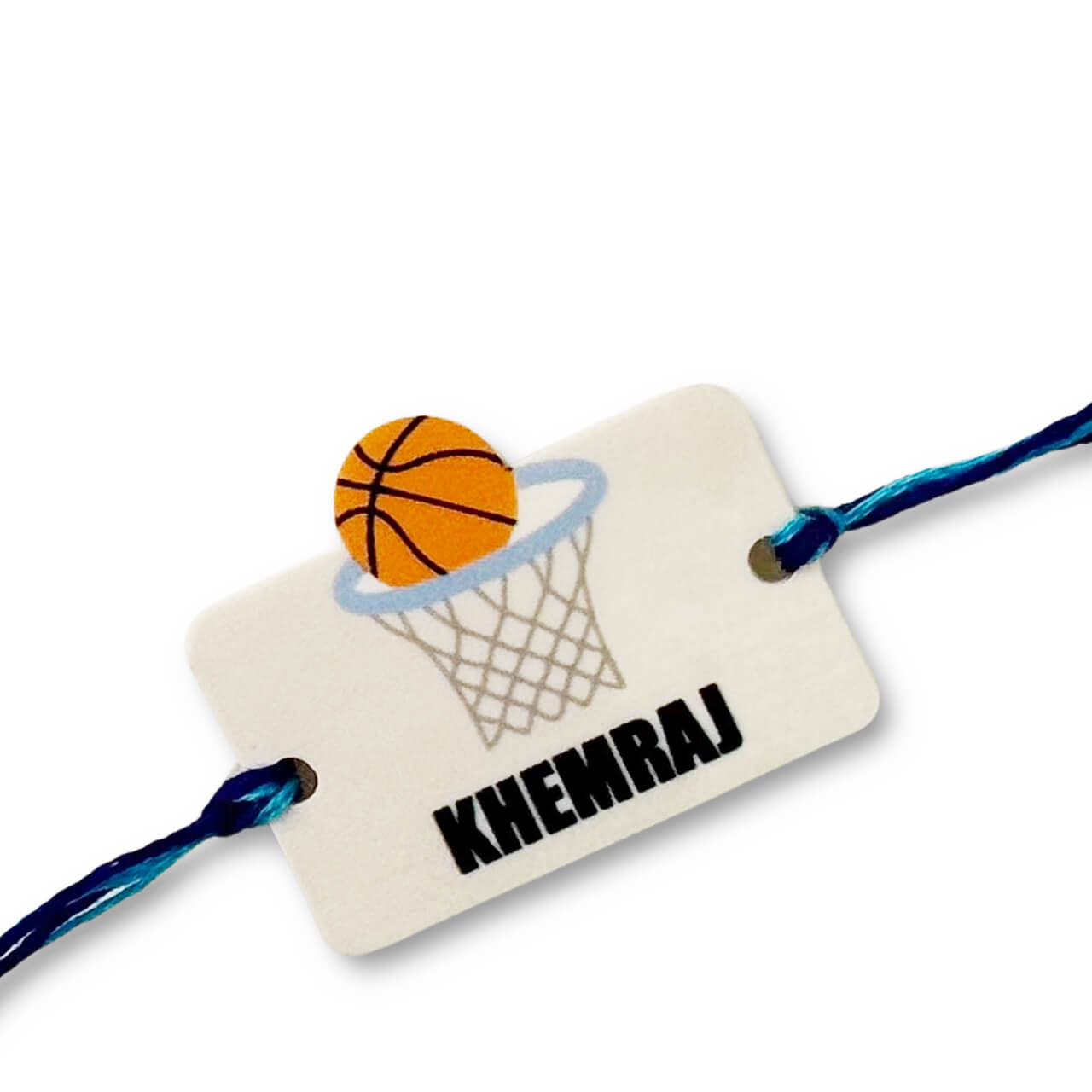 Basketball - Personalized Rakhi for Kids Basketball - Personalized Rakhi for Kids