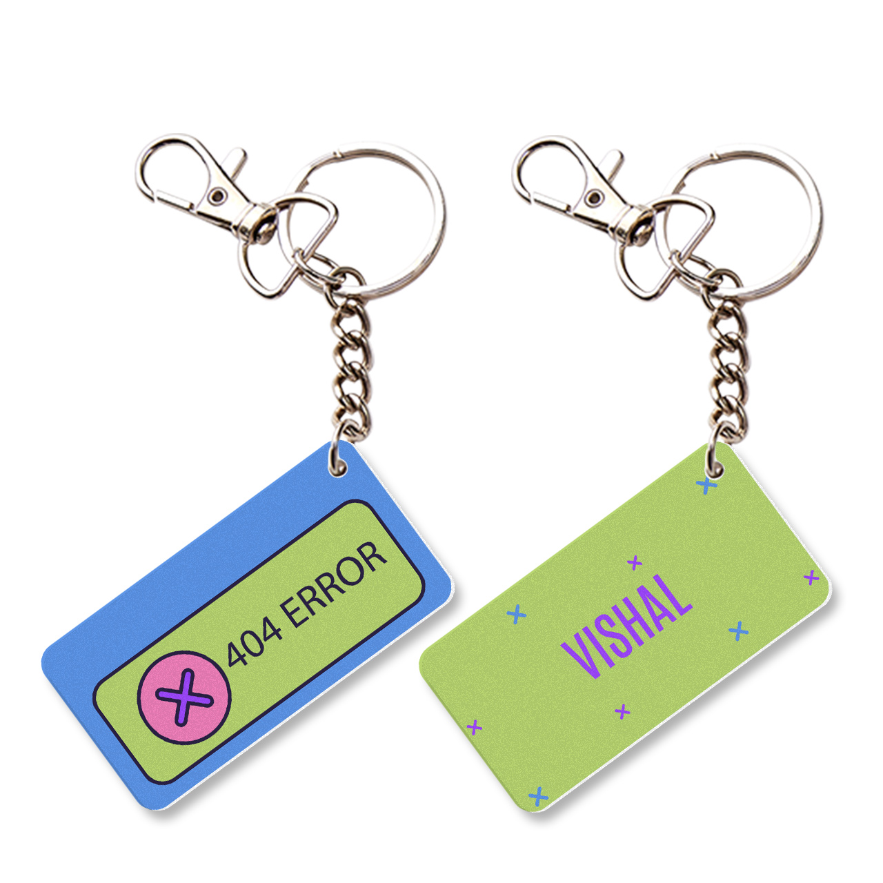 404 - Quirky Personalized Keytags 404 - Quirky Personalized Keytags