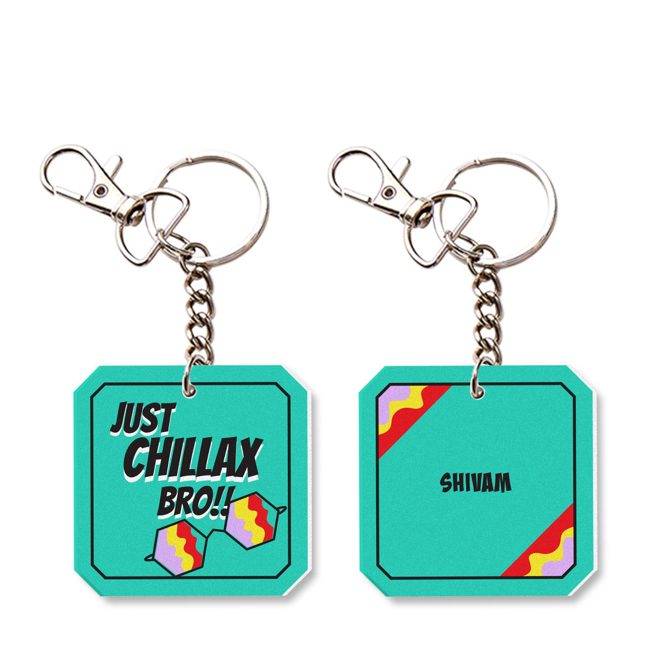 Chill Pill - Quirky Personalized Keytags Chill Pill - Quirky Personalized Keytags