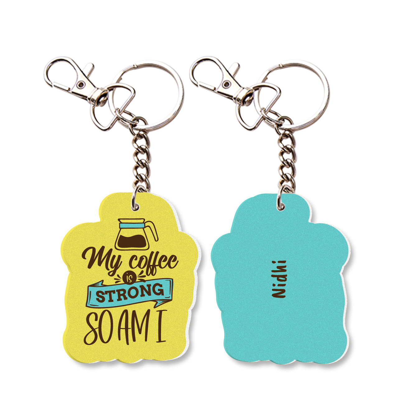 Coffee Game - Quirky Personalized Keytags Coffee Game - Quirky Personalized Keytags