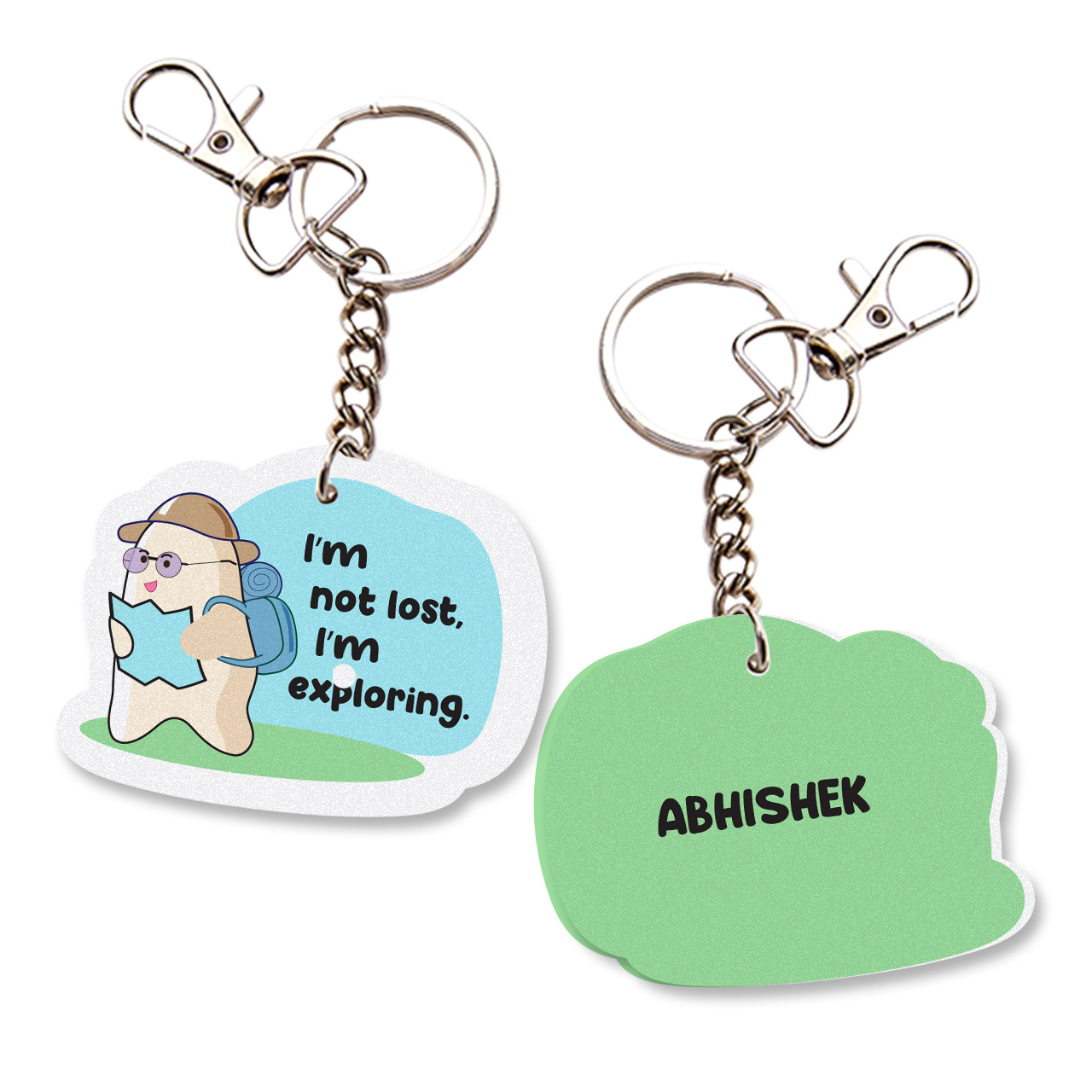 Explorer - Quirky Personalized Keytags Explorer - Quirky Personalized Keytags