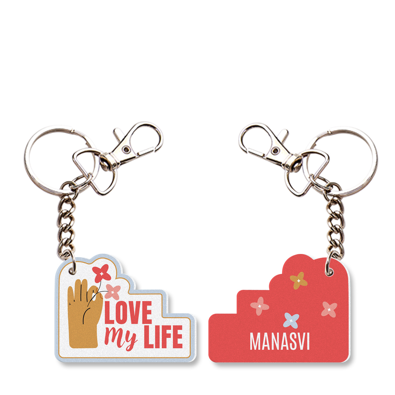 Love Life  - Quirky Personalized Keytags