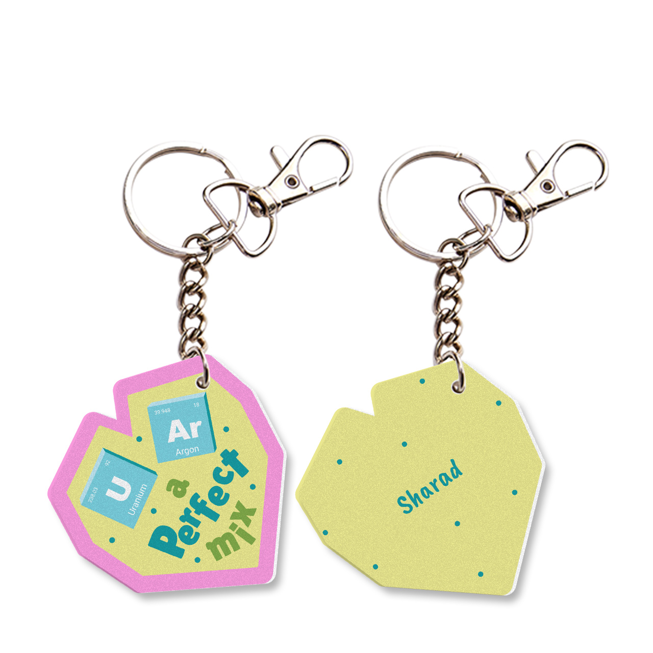 Perfect Mix  - Quirky Personalized Keytags