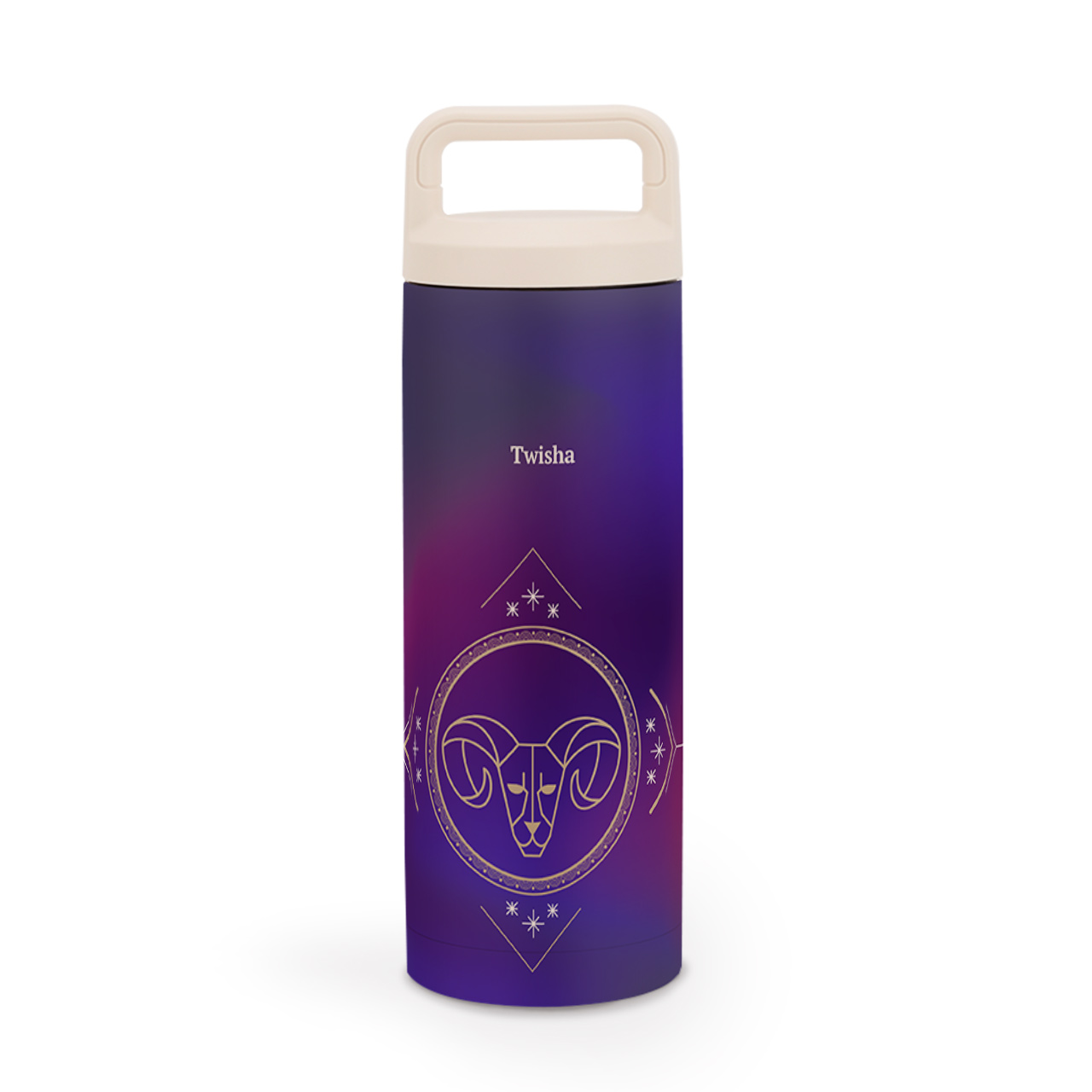 Cosmic Aries - Personalized Water Bottle