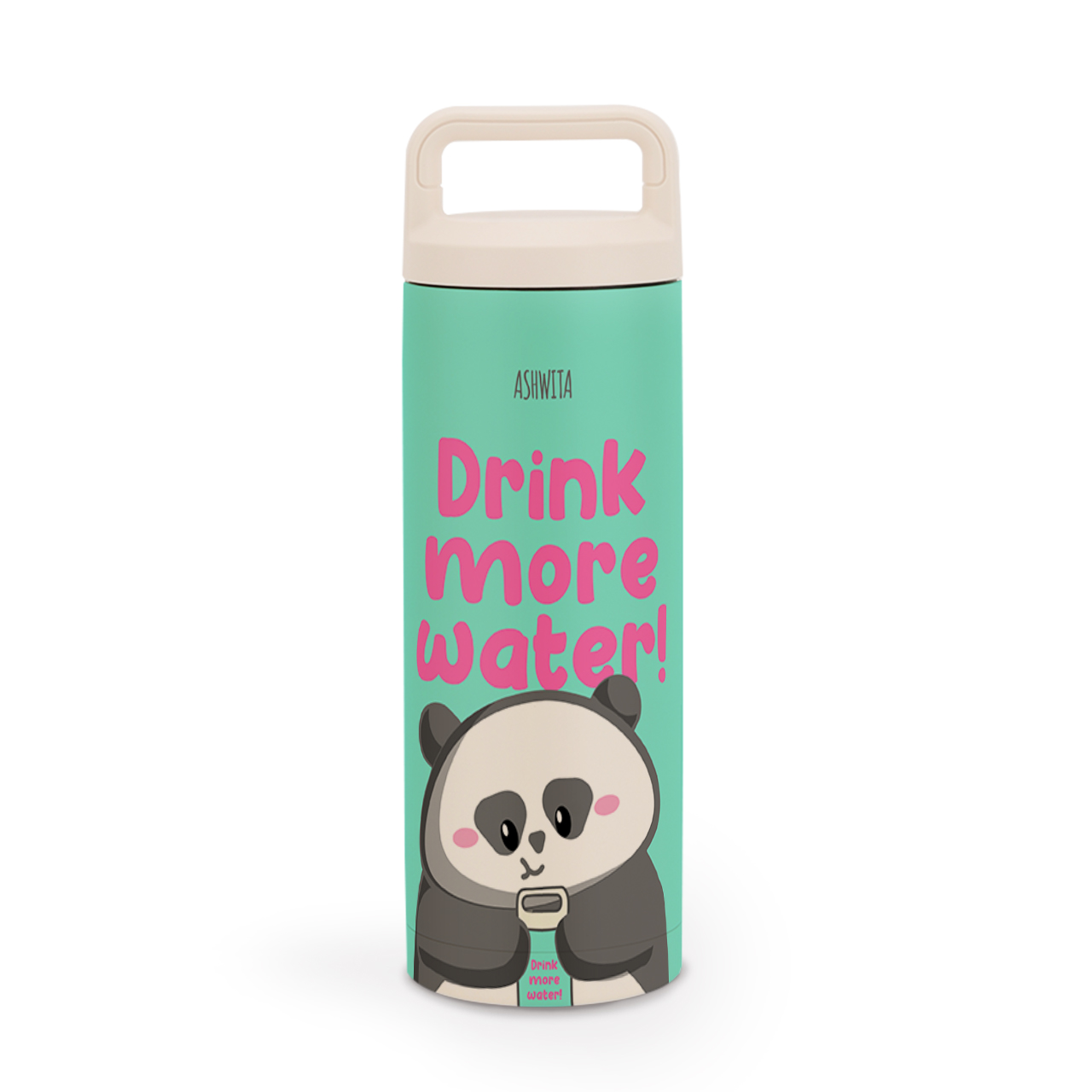 Panda Love - Personalized Water Bottle