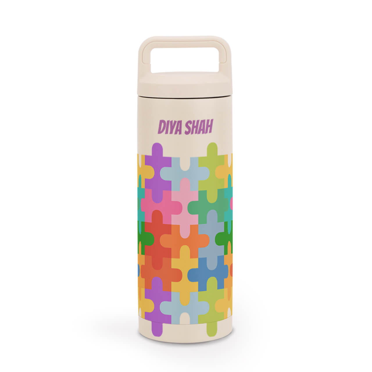 Puzzle Pop - Personalized Water Bottle