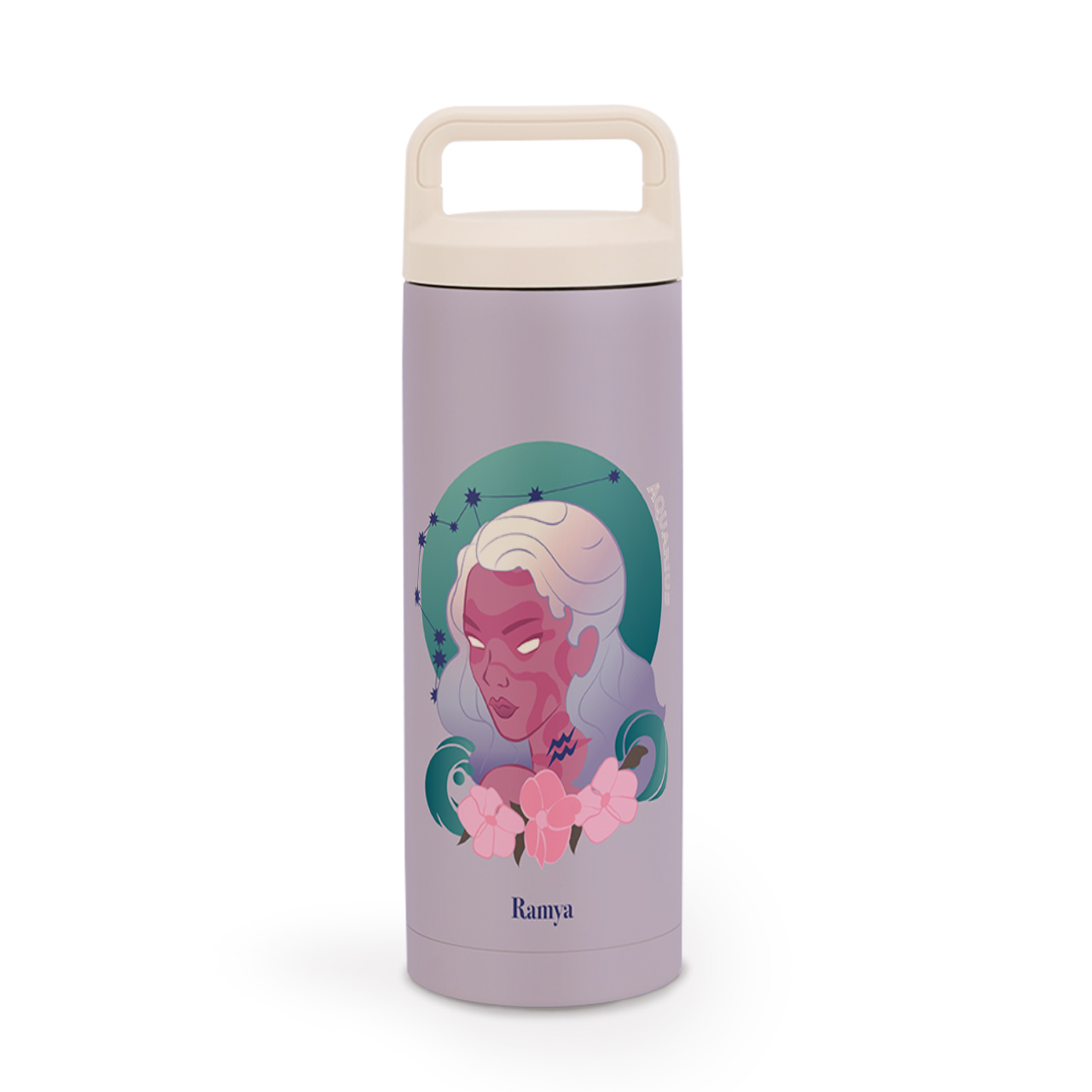 Zodiac aquarius - Personalized Water Bottle