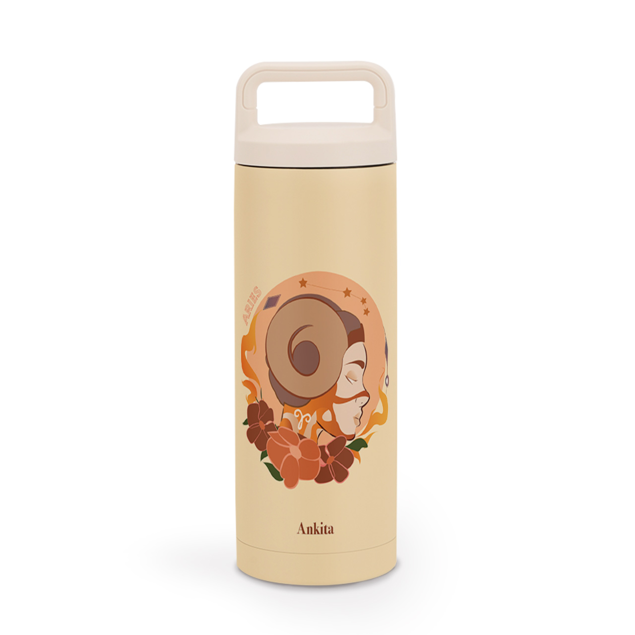 Zodiac aries - Personalized Water Bottle