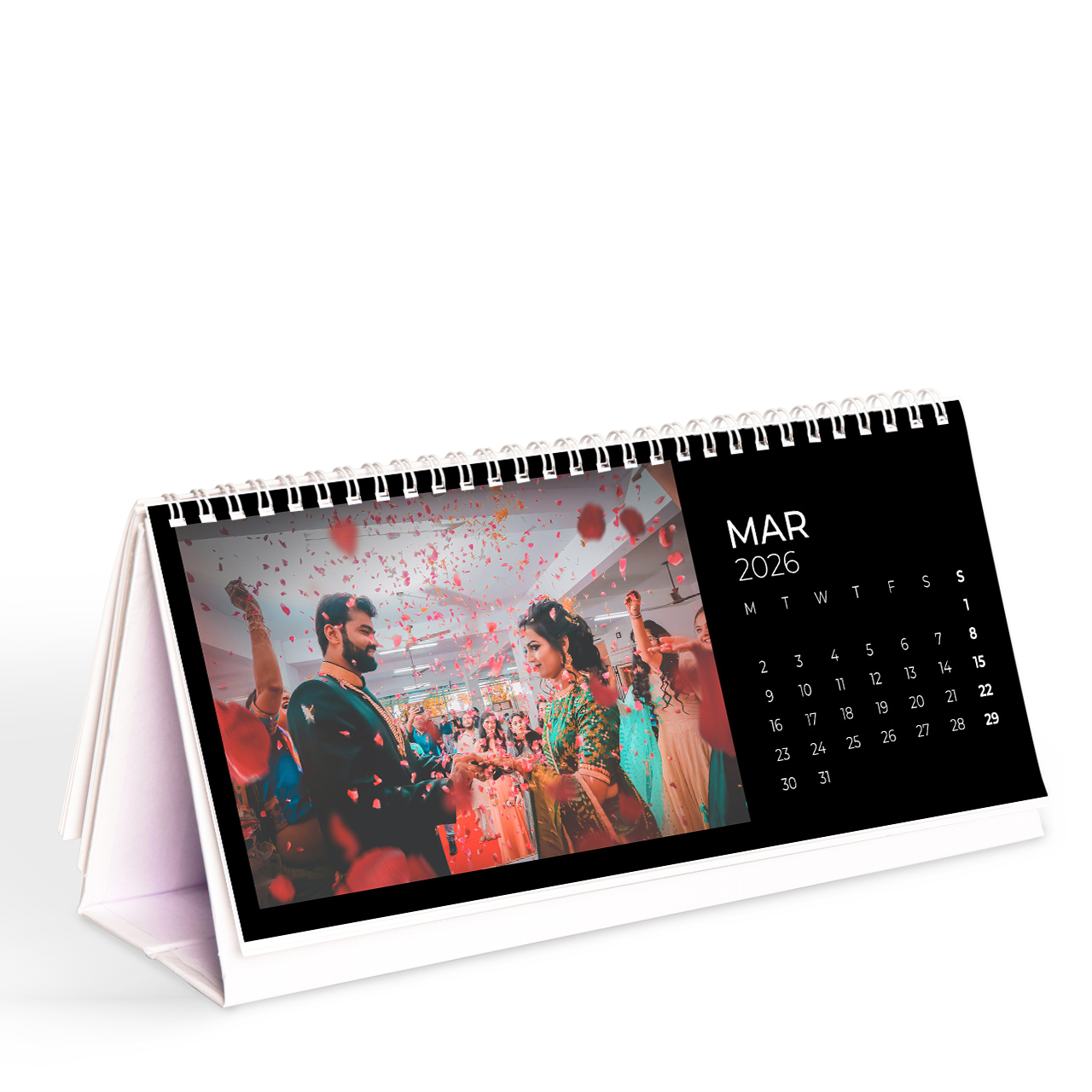 Classic Black - 4.5x10 Desktop Calendar 2027 Classic Black - 4.5x10 Desktop Calendar 2027