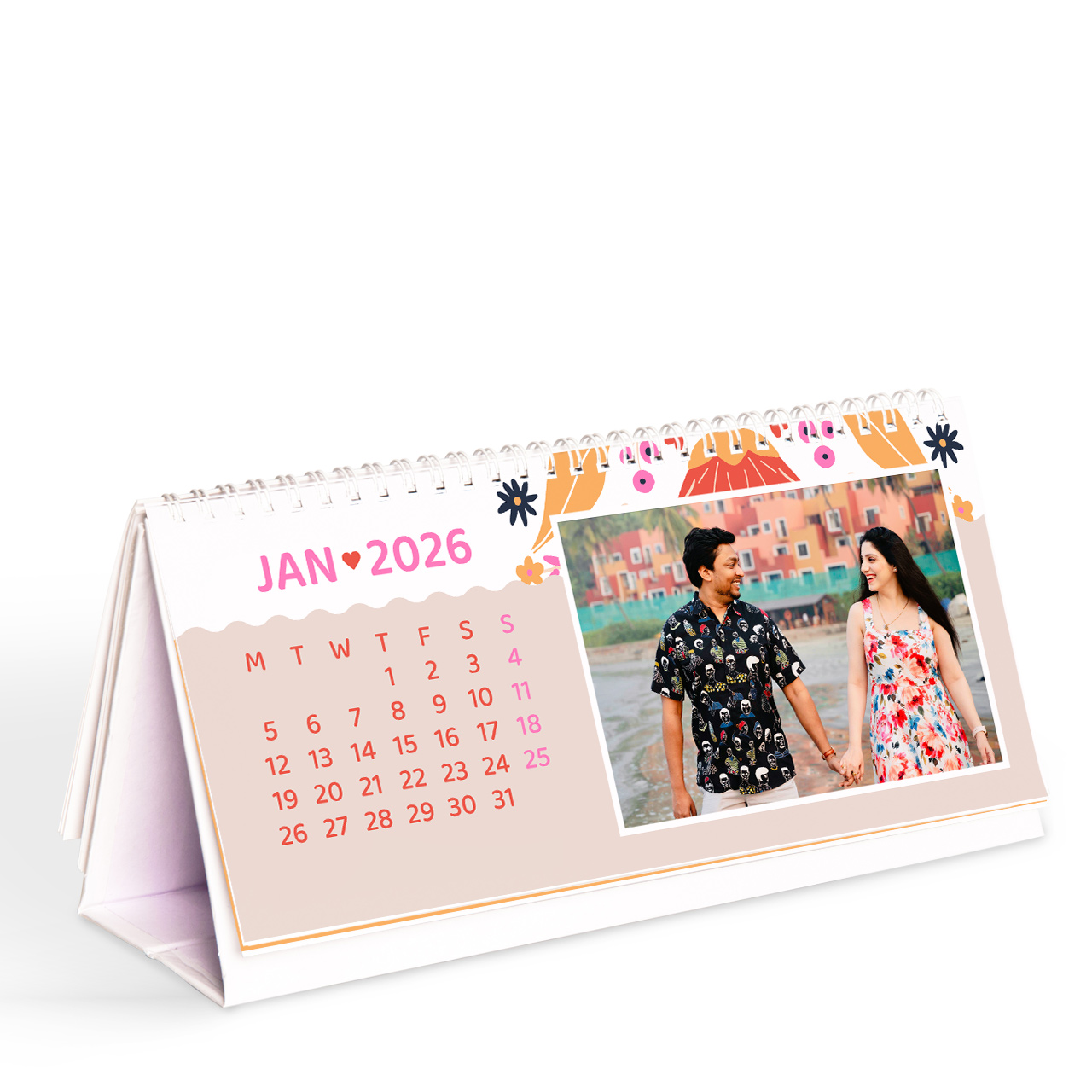 Love Blossoms - 4.5x10 Desktop Calendar 2026