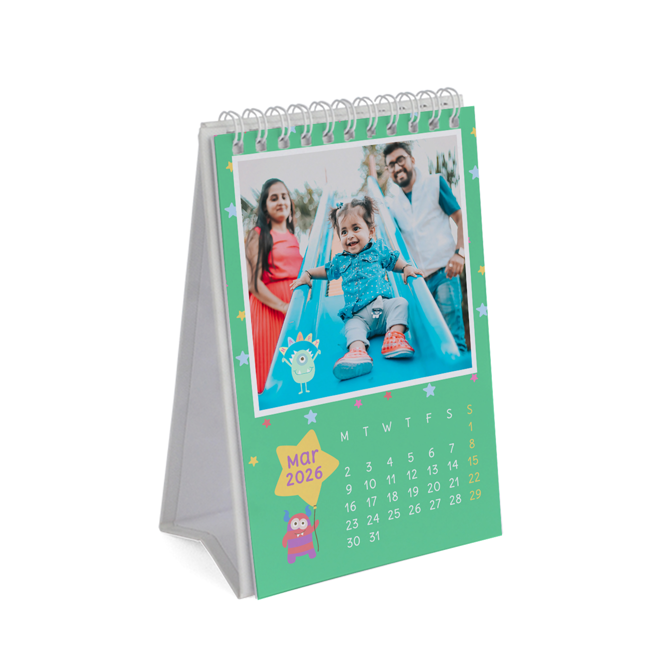 Monster Party - Mini Desktop Calendar 2027 Monster Party - Mini Desktop Calendar 2027