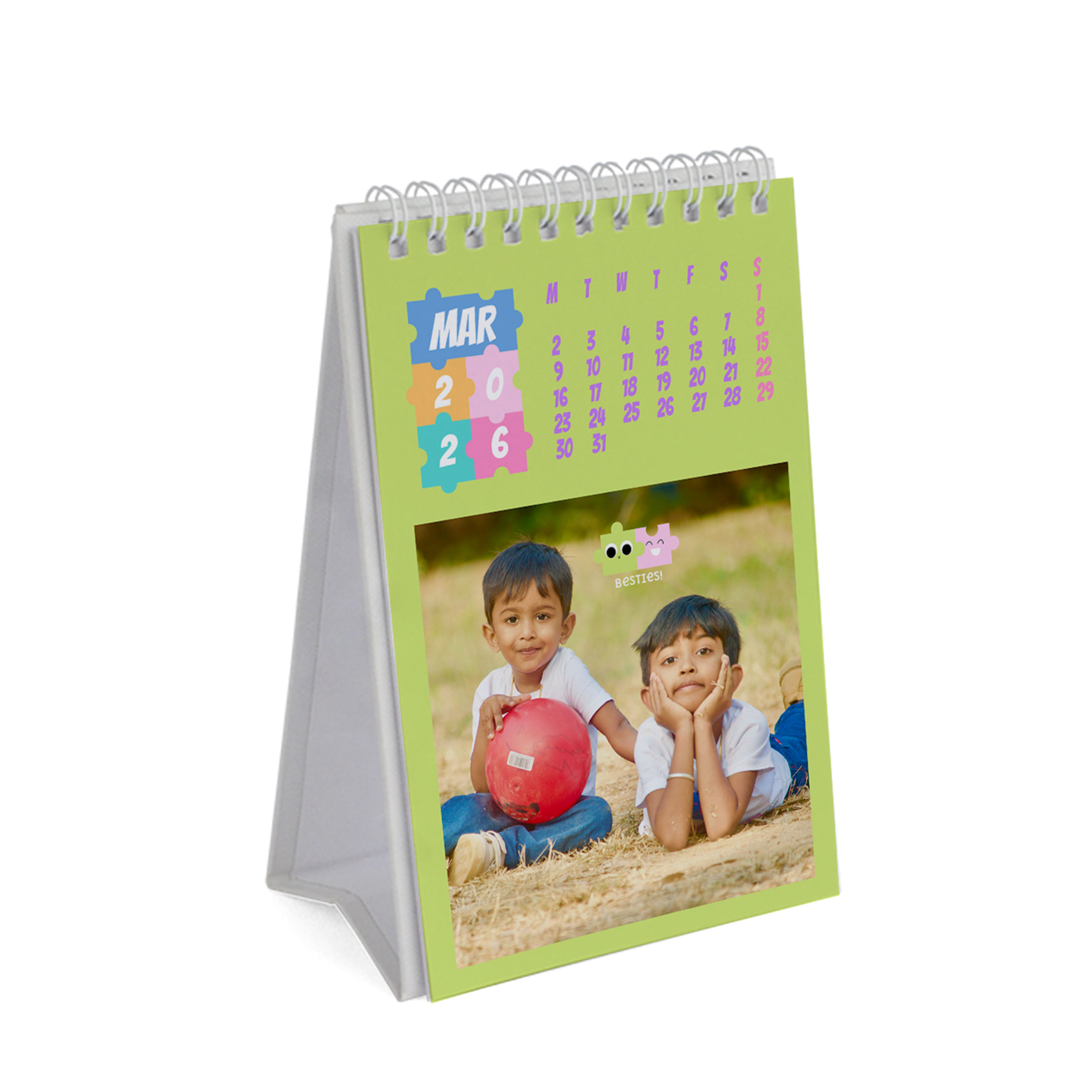Puzzle Pop - Mini Desktop Calendar 2027 Puzzle Pop - Mini Desktop Calendar 2027