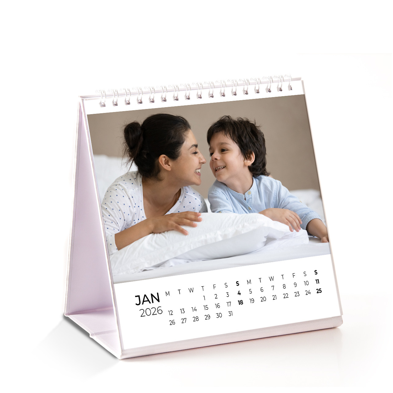 Classic White - 6x6 Desktop Calendar 2026