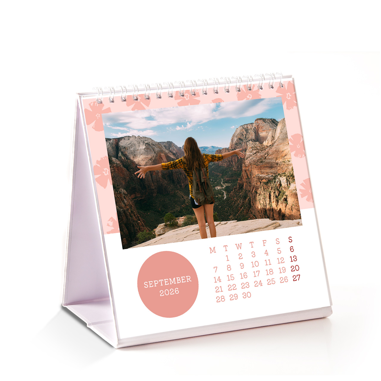 Travel Nature Love - 6x6 Desktop Calendar 2026
