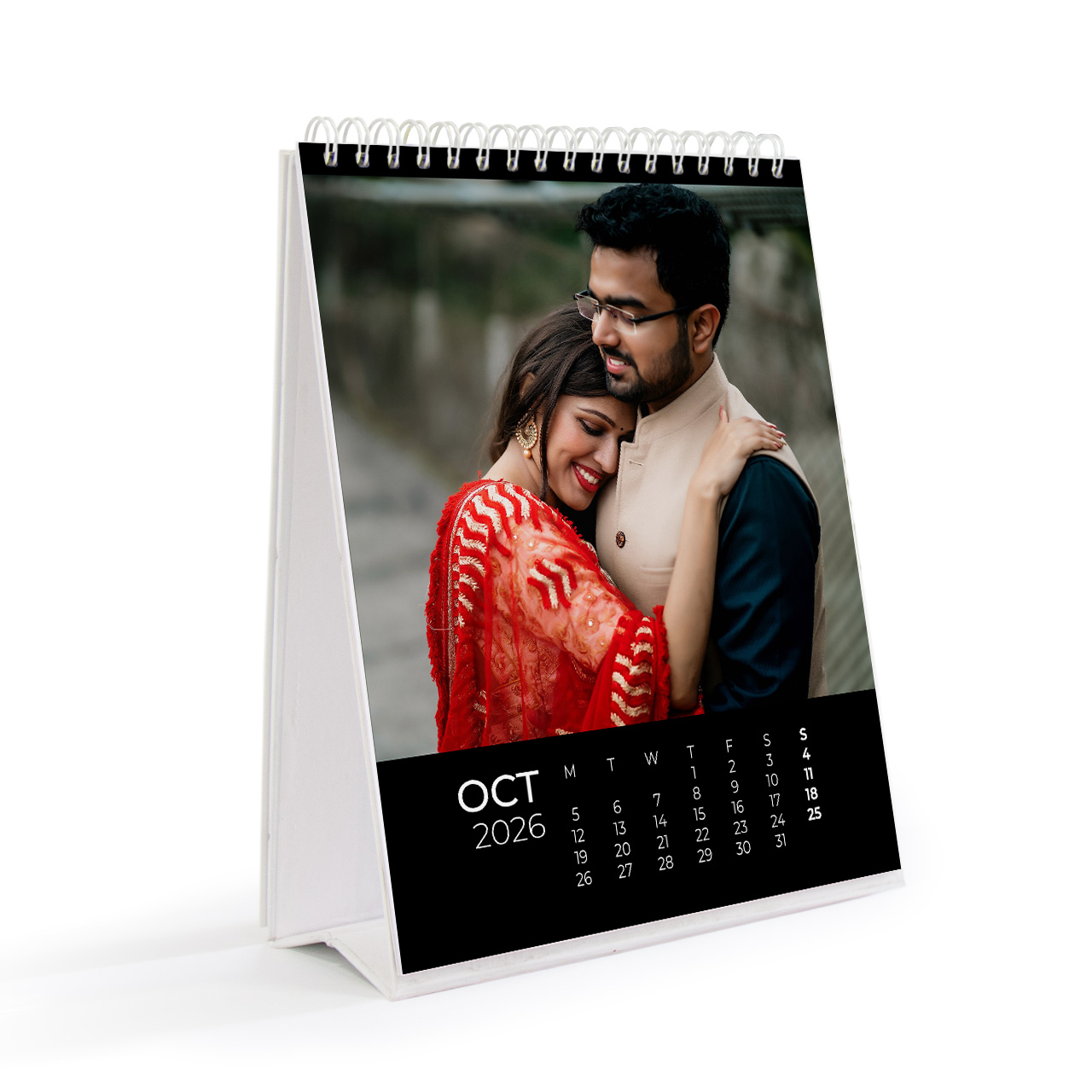 Classic Black - 6x8 Desktop Calendar 2026 Classic Black - 6x8 Desktop Calendar 2026