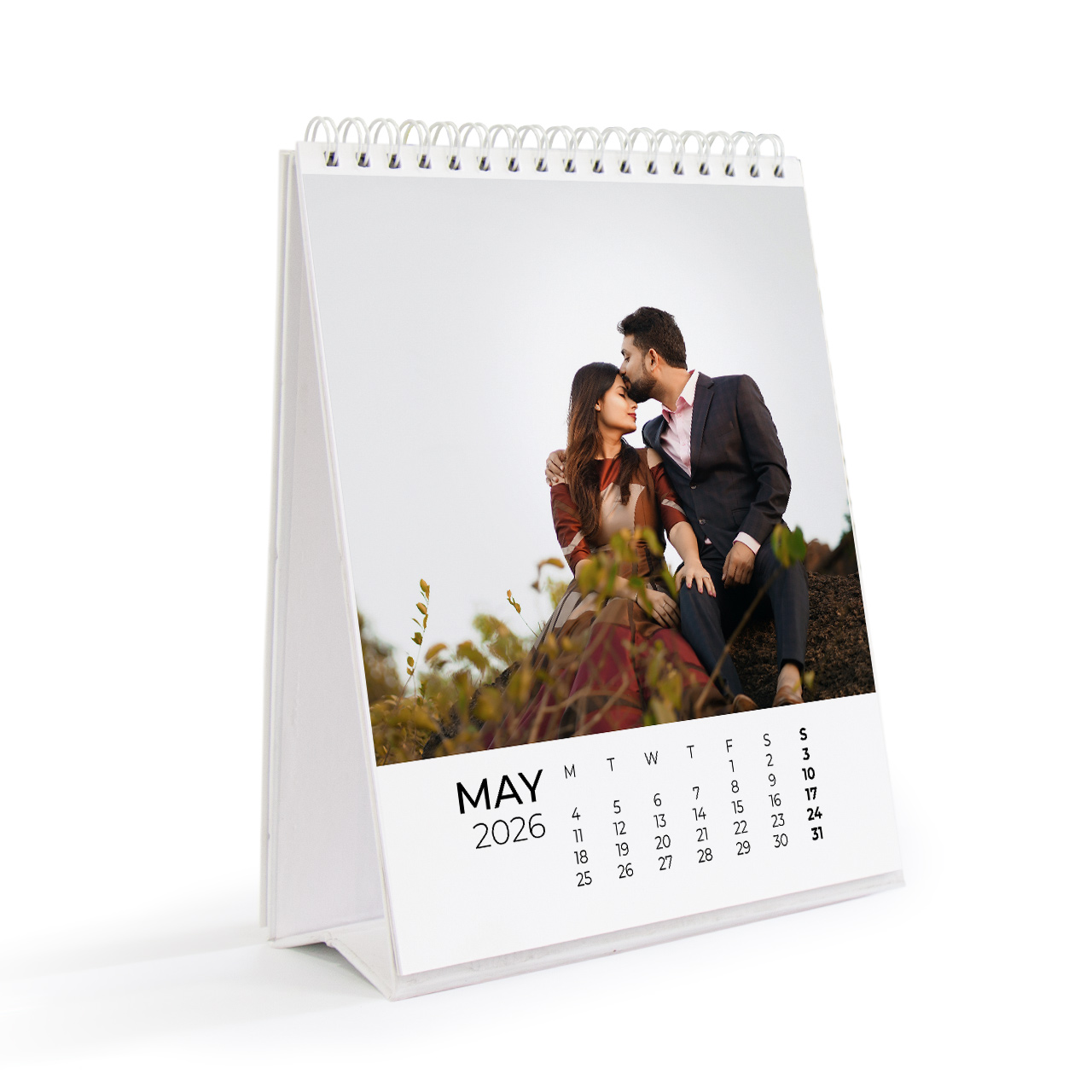 Classic White - 6x8 Desktop Calendar 2026 Classic White - 6x8 Desktop Calendar 2026
