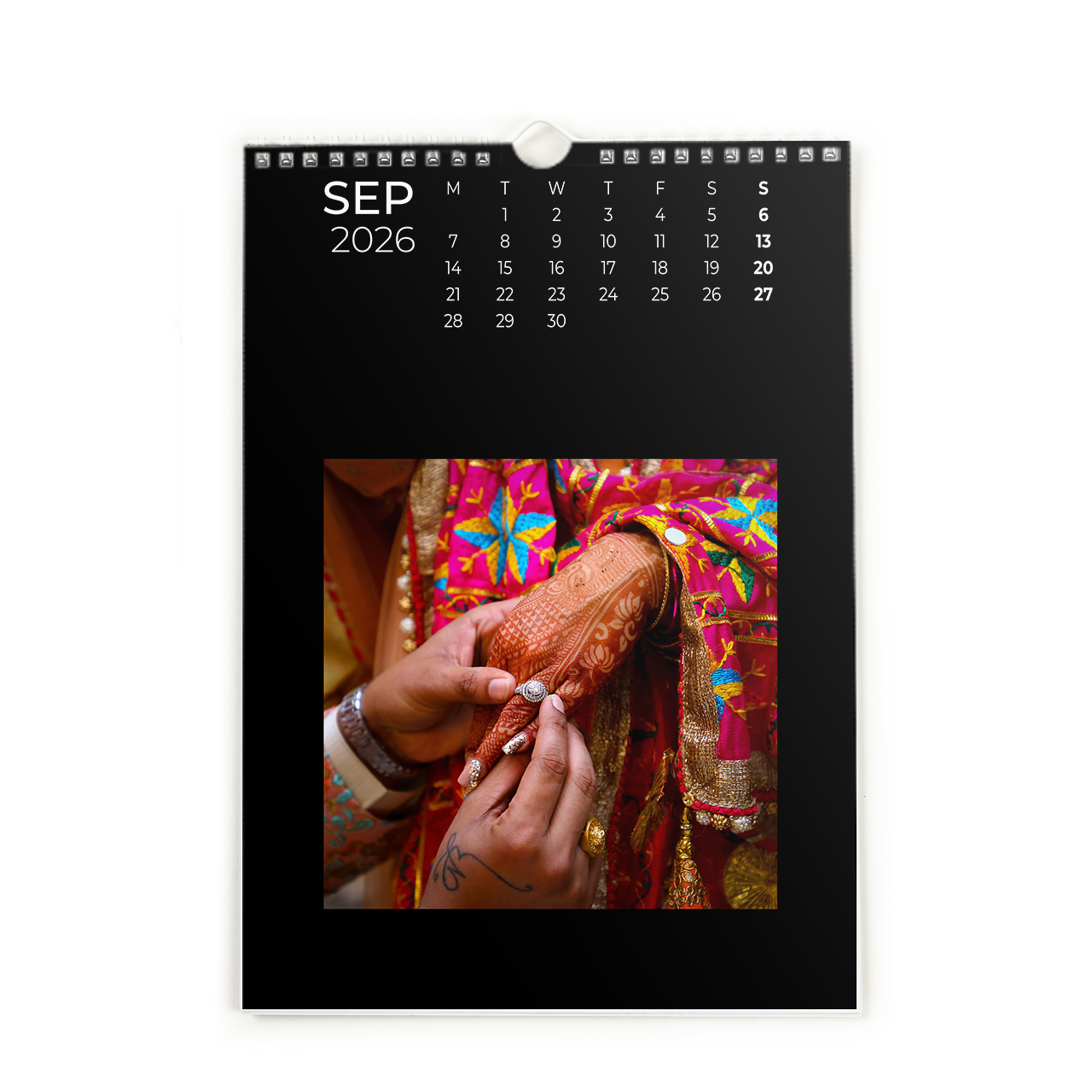 Classic Black - Portrait Wall Calendar 2026 Classic Black - Portrait Wall Calendar 2026