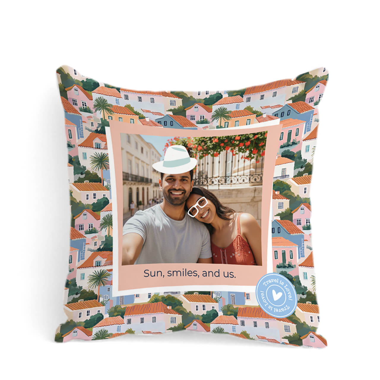 Bruised Passports - Photo Cushion