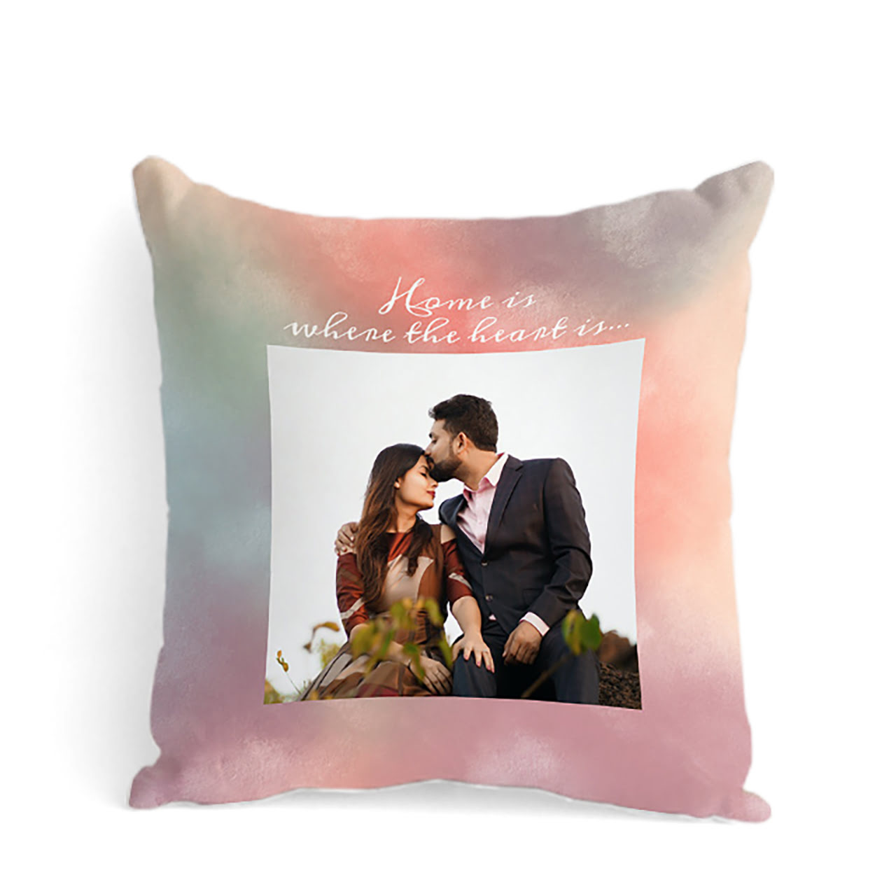 Home Is Where The Heart Is - Photo Cushion
