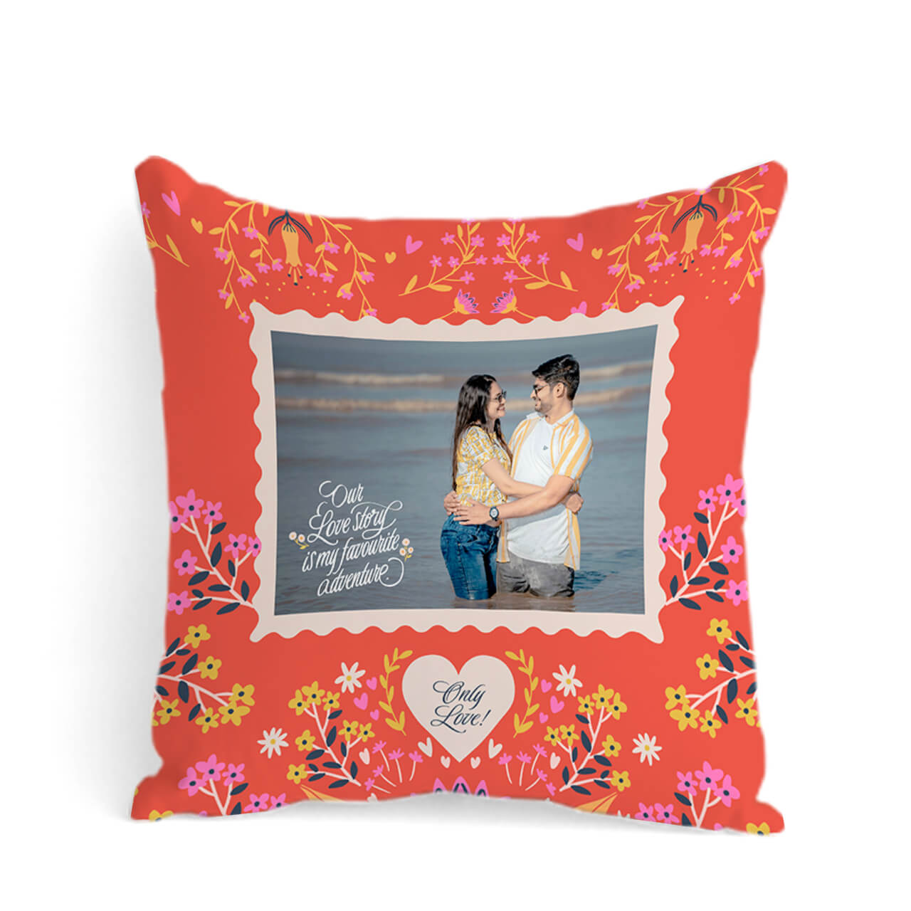 Love Blossoms - Photo Cushion