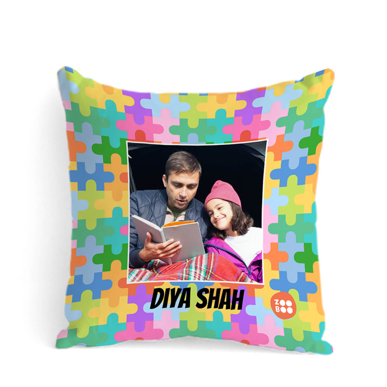 Puzzle Pop - Photo Cushion