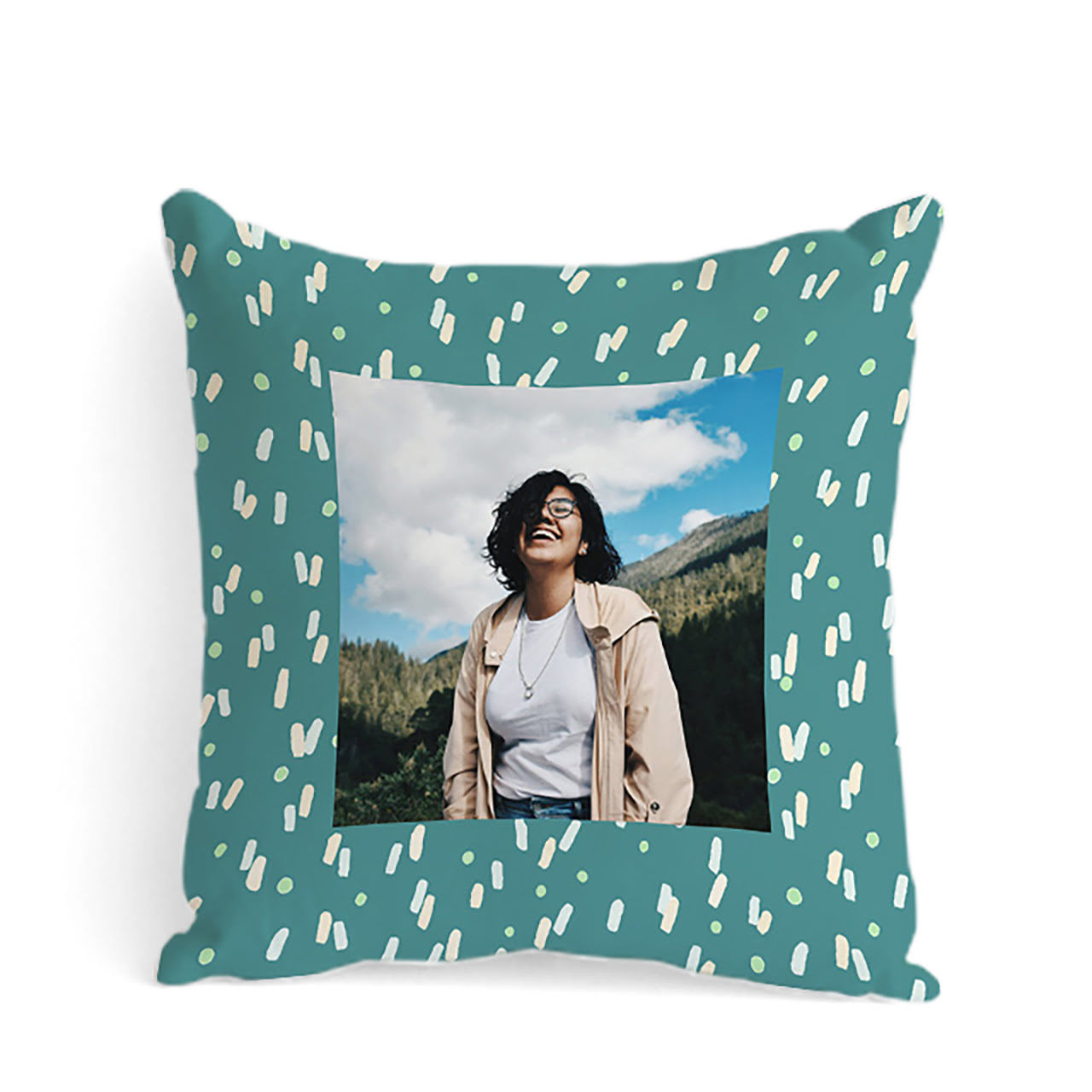 Splattery Splat - Photo Cushion