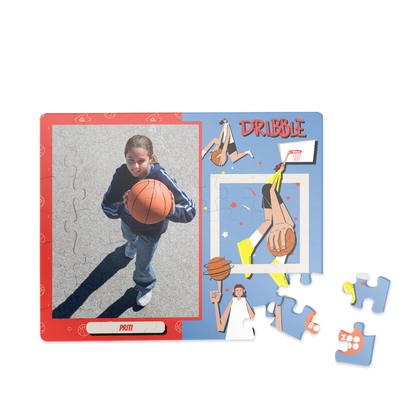 Basketball Fever Girl - Photo Puzzle