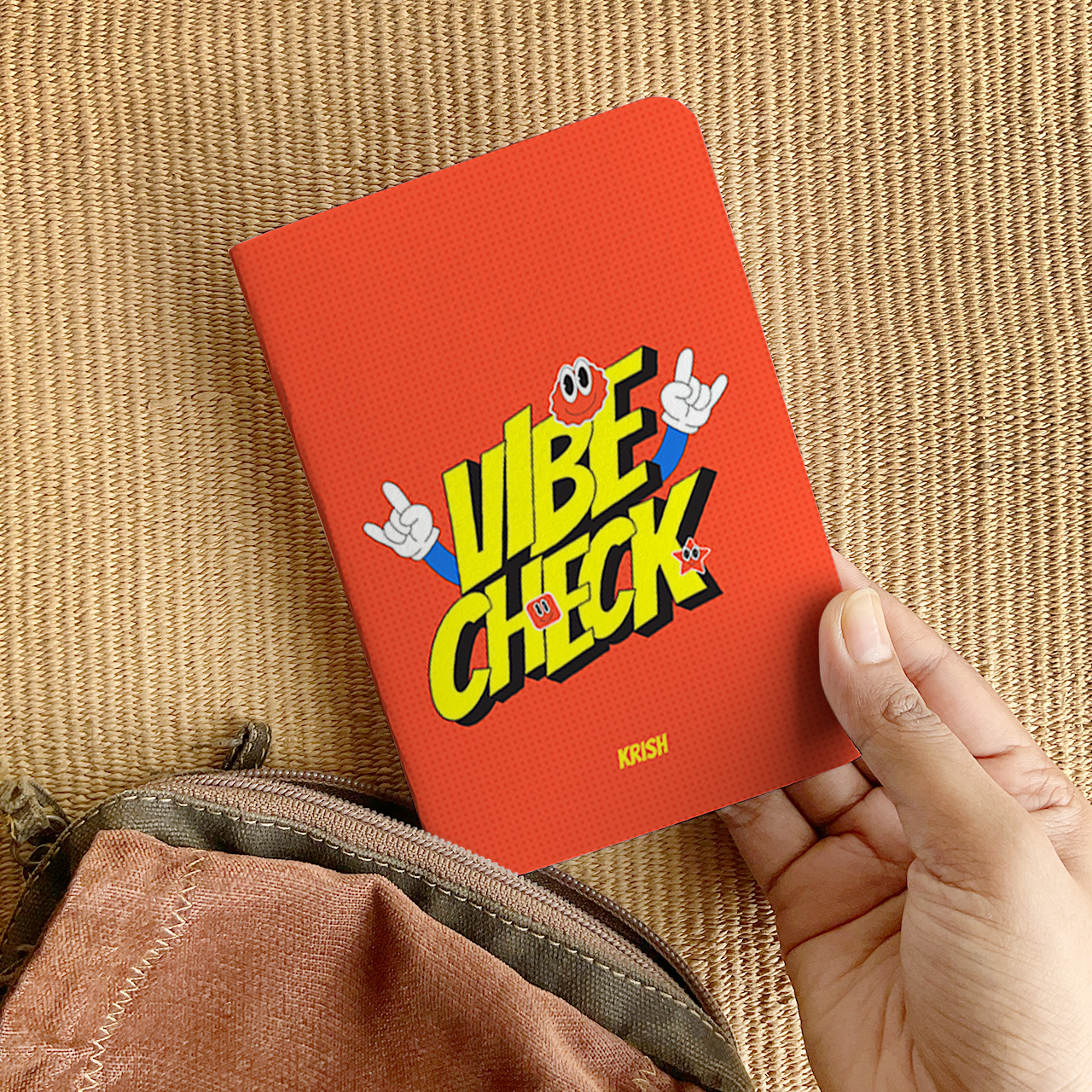 Vibe Check Custom Pocket Notebook | Zoomin