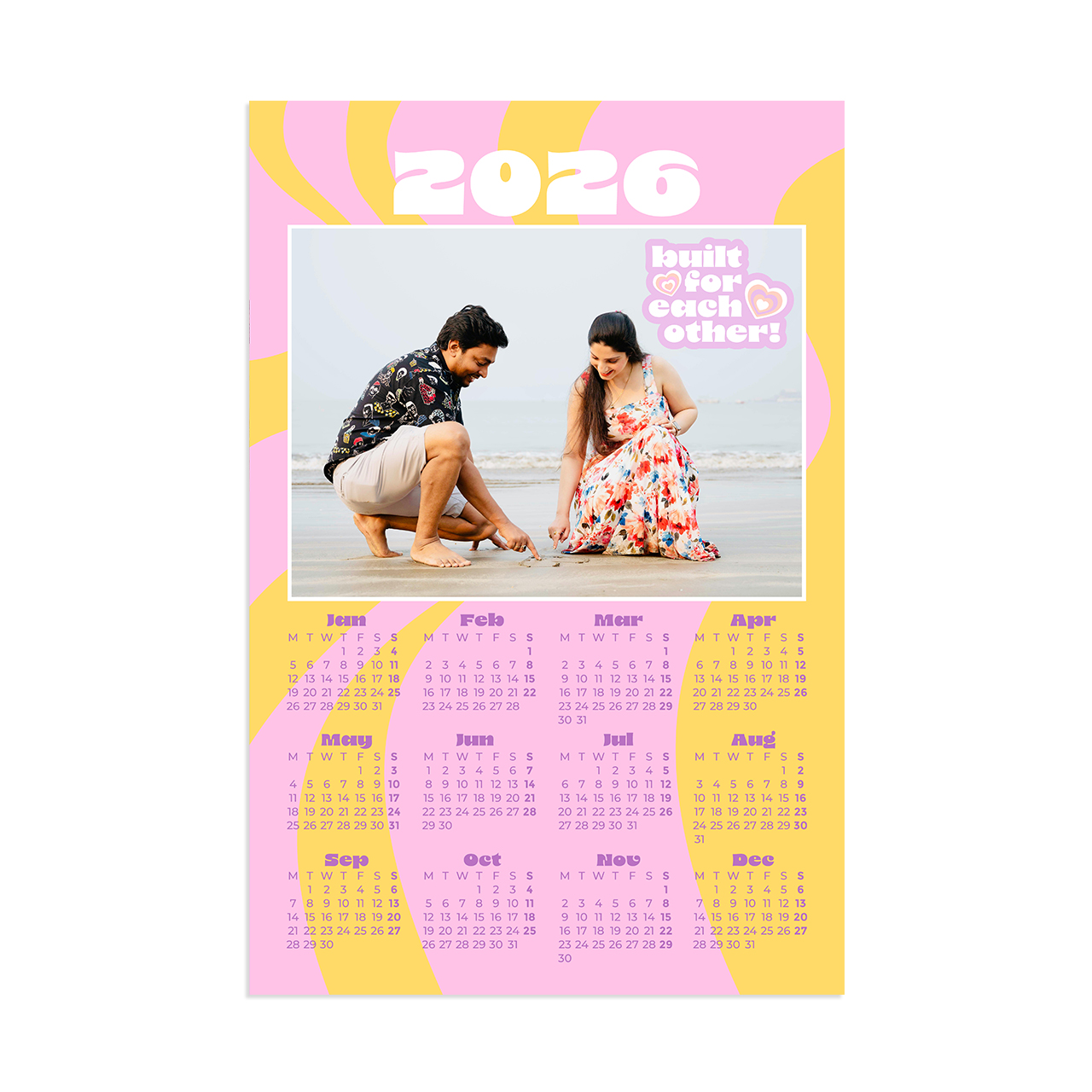 Berry Flow - Poster Calendar 2026