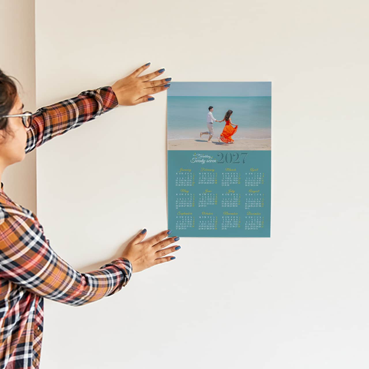 Magical Moments elegant poster calendar design