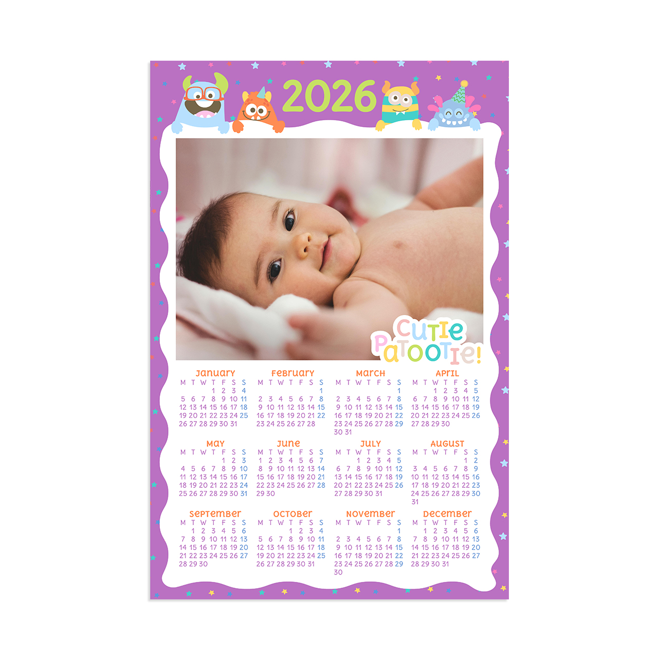 Monster Party - Poster Calendar 2026
