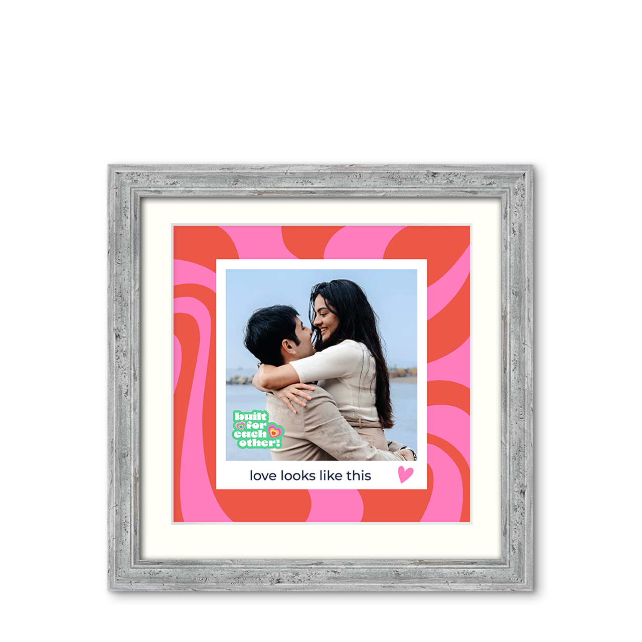 Berry Flow - Classic Achromatic Frame with Photo Berry Flow - Classic Achromatic Frame with Photo
