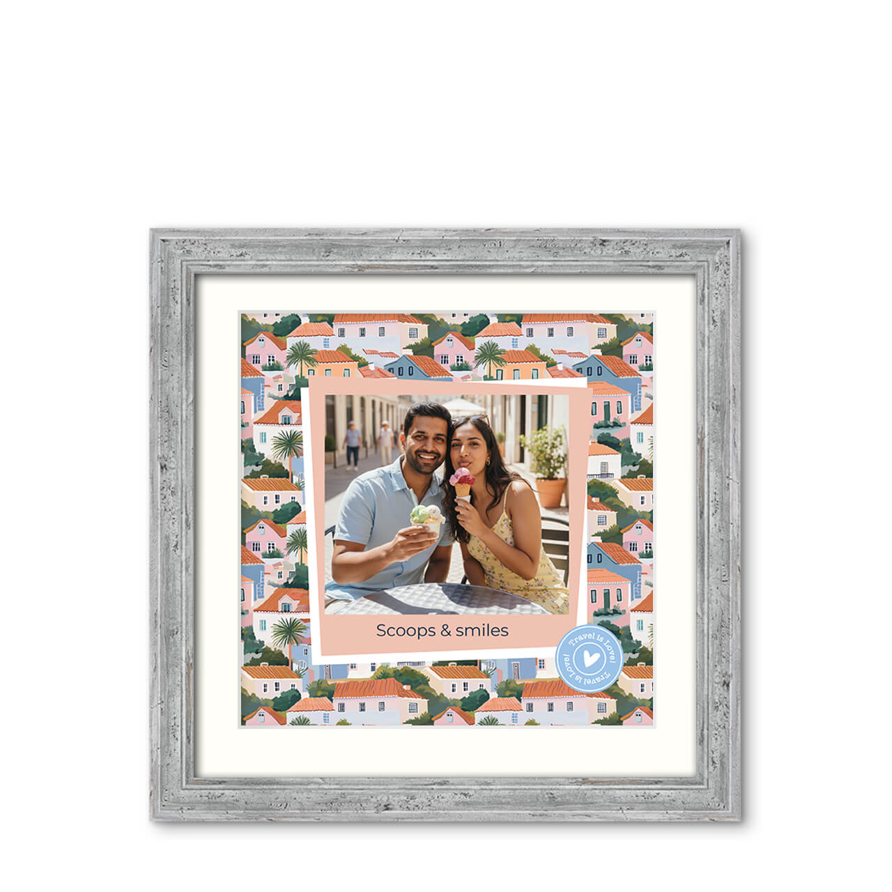 Bruised Passports - Classic Achromatic Frame with Photo Bruised Passports - Classic Achromatic Frame with Photo