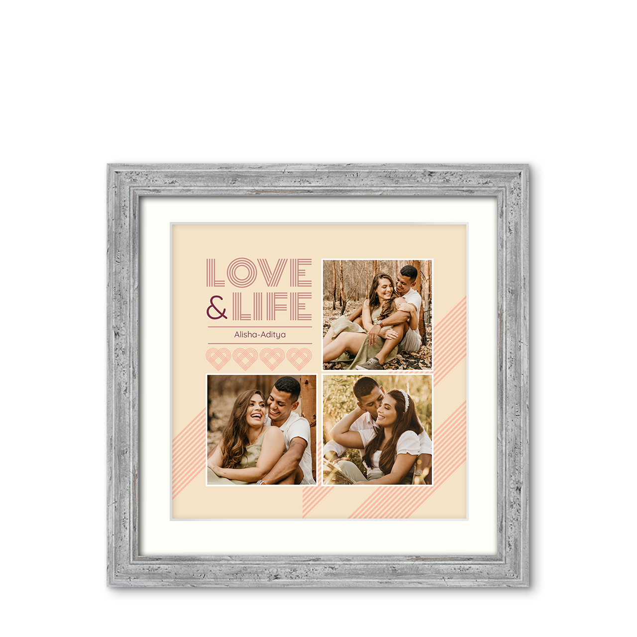 Love and Life - Classic Achromatic Frame with Photo Love and Life - Classic Achromatic Frame with Photo