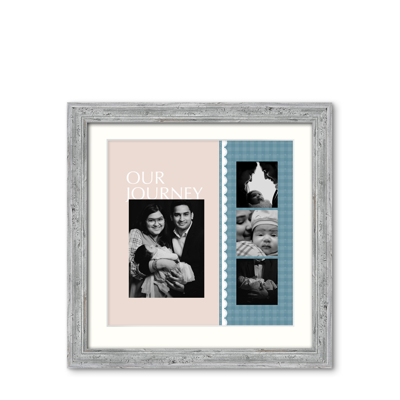Our Journey - Classic Achromatic Frame with Photo Our Journey - Classic Achromatic Frame with Photo