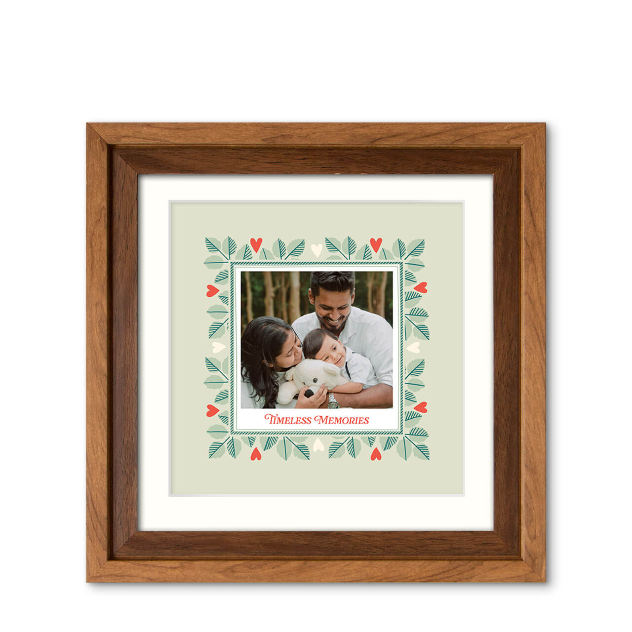 Timeless Memories - Classic Wood Frame with Photo Timeless Memories - Classic Wood Frame with Photo