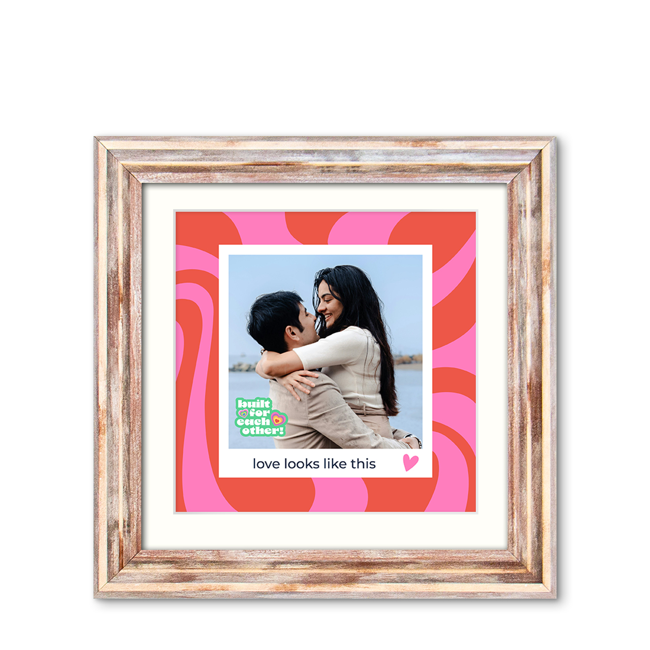 Berry Flow - Distressed Frame with Photo Berry Flow - Distressed Frame with Photo