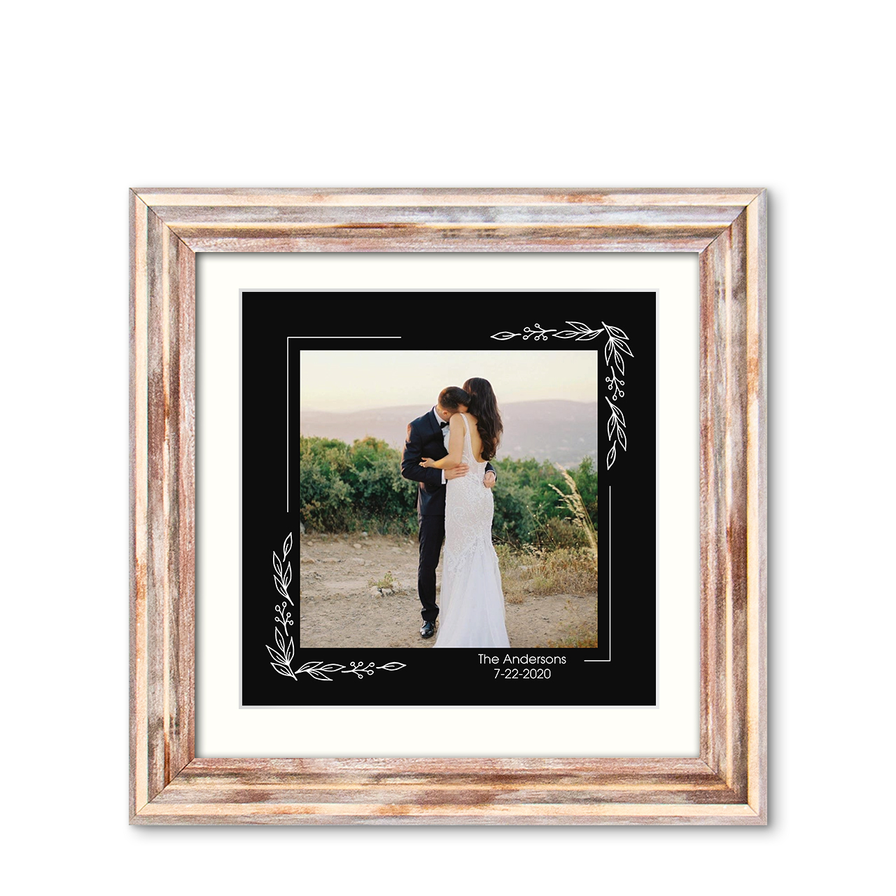 Classic Black - Distressed Frame with Photo Classic Black - Distressed Frame with Photo