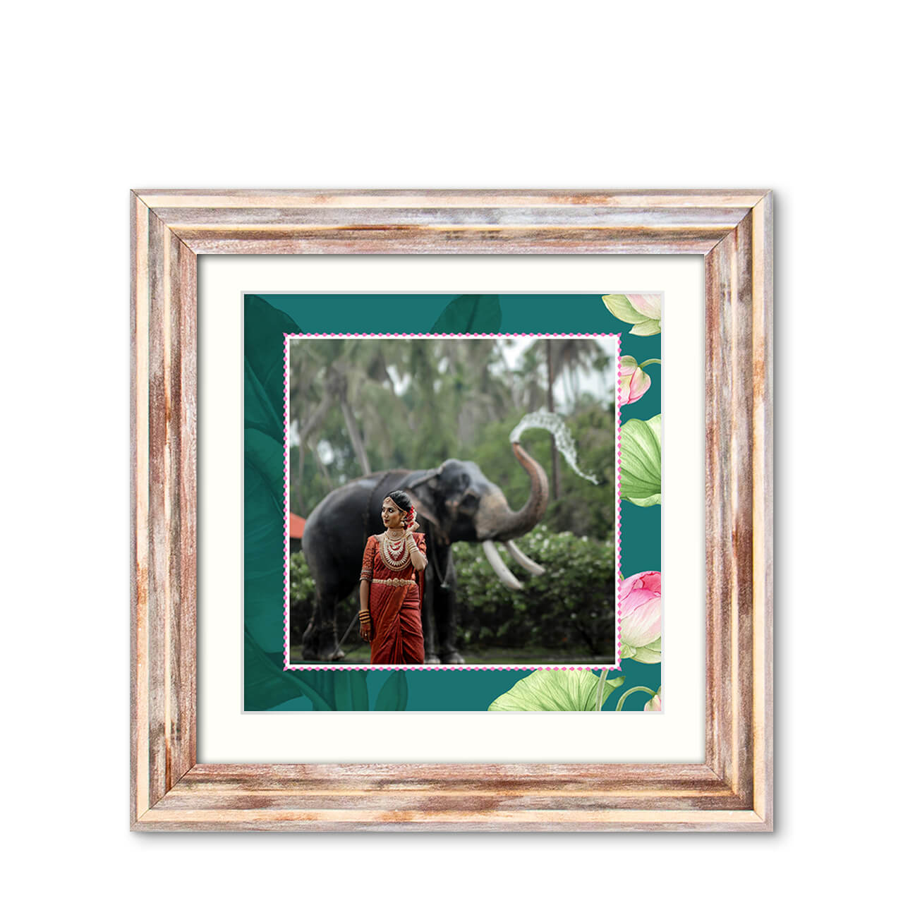 Eternal Bond - Distressed Frame with Photo Eternal Bond - Distressed Frame with Photo