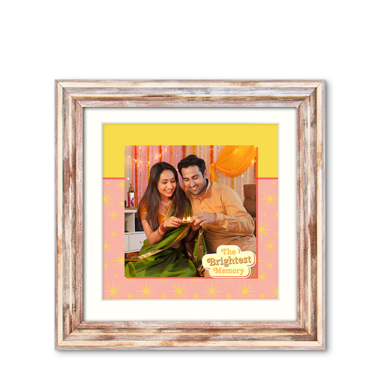 Festive Sparkle - Distressed Frame with Photo Festive Sparkle - Distressed Frame with Photo